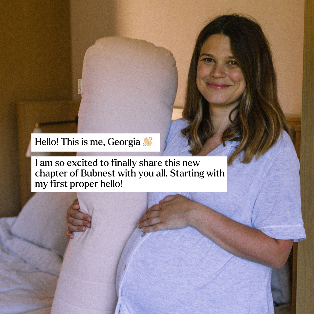 Bubnest Facebook ad: A hello from me, Georgia