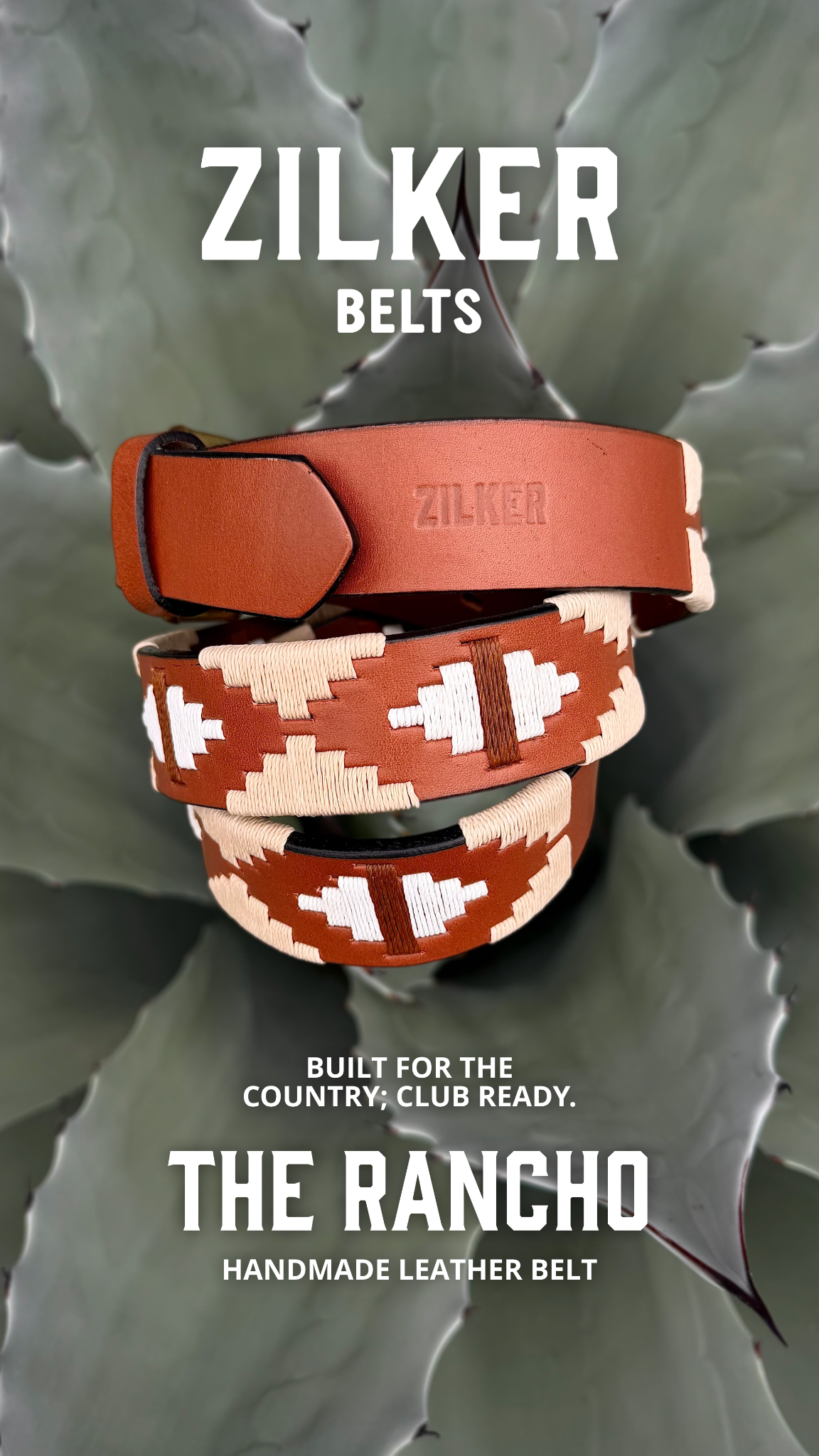 Zilker Belts Facebook ad from May 12, 2026