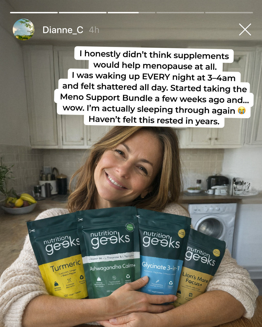 Nutrition Geeks Facebook ad