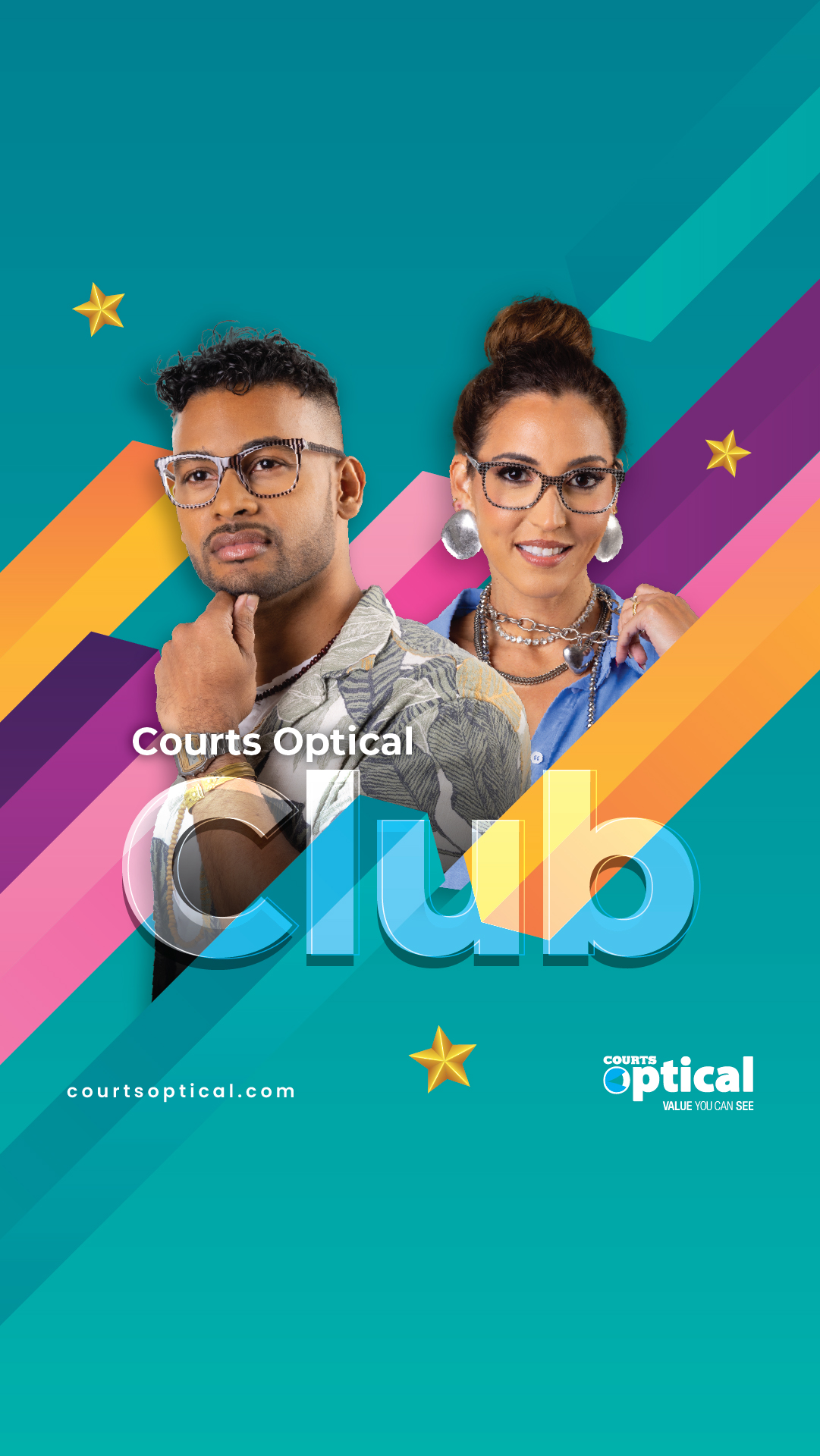 Courts Optical Trinidad & Tobago Facebook ad