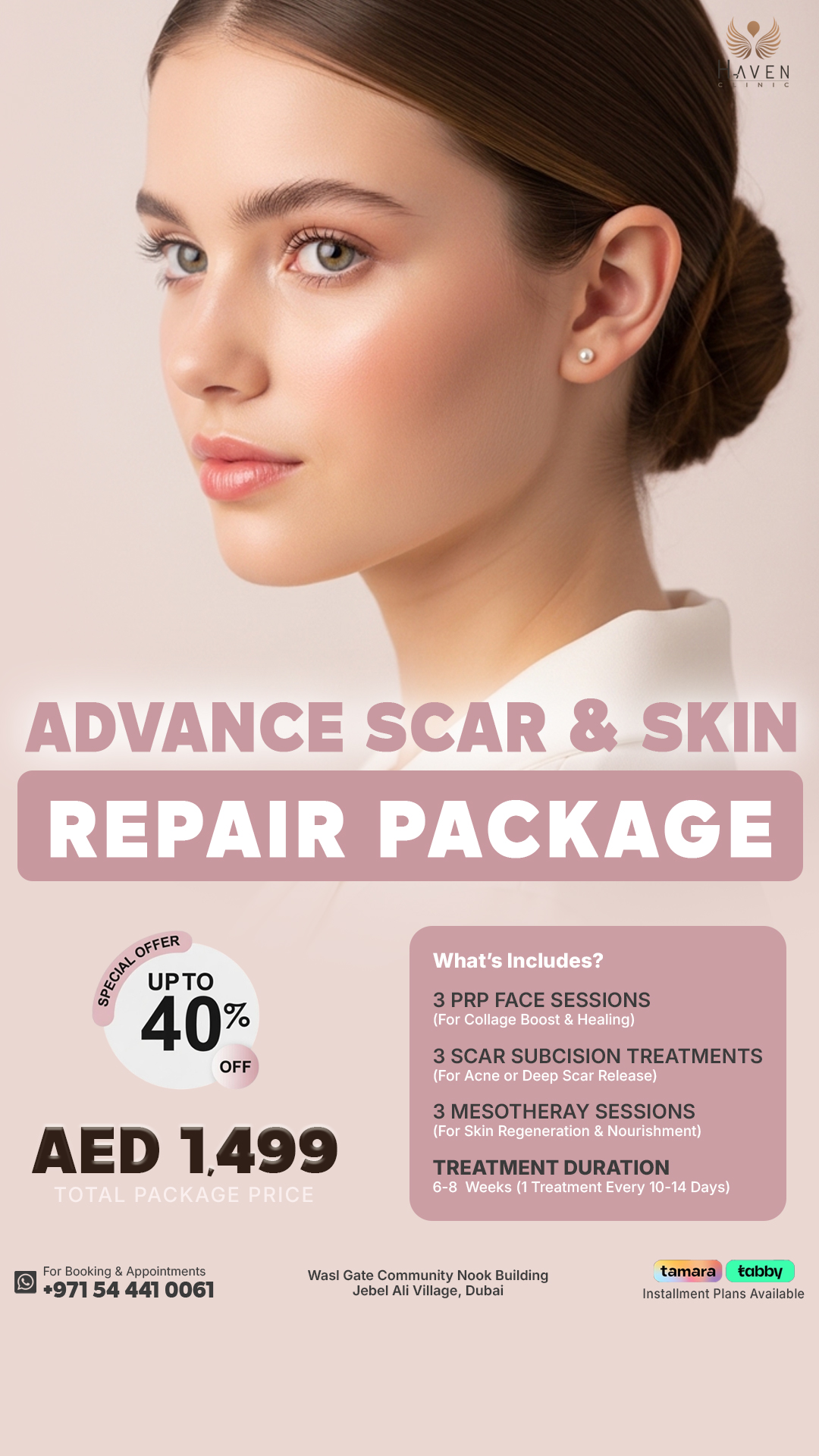 Haven Clinic Facebook ad from May 6, 2026