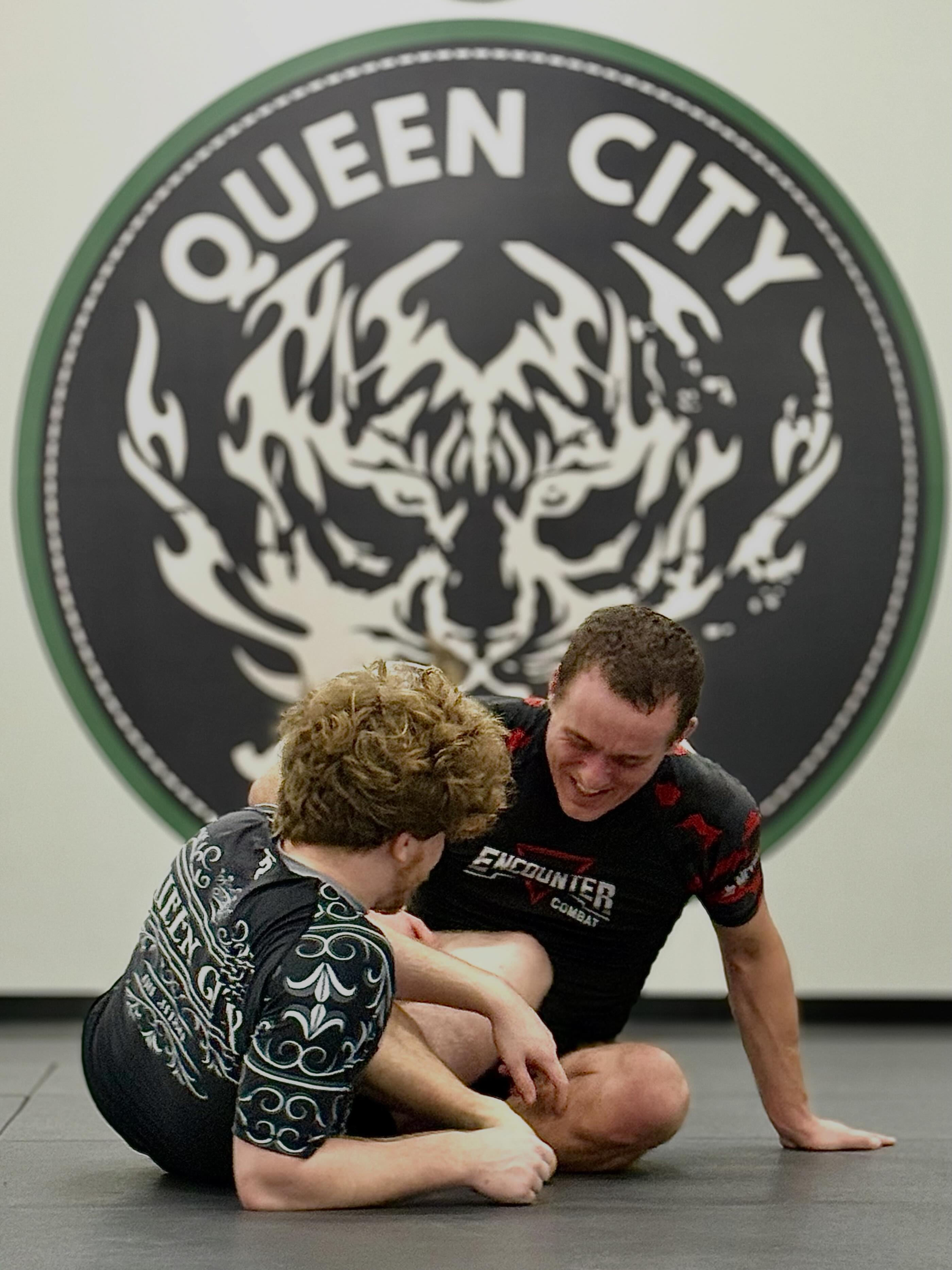Queen City Jiu Jitsu Facebook ad: NoGi. Gi. Real Training.