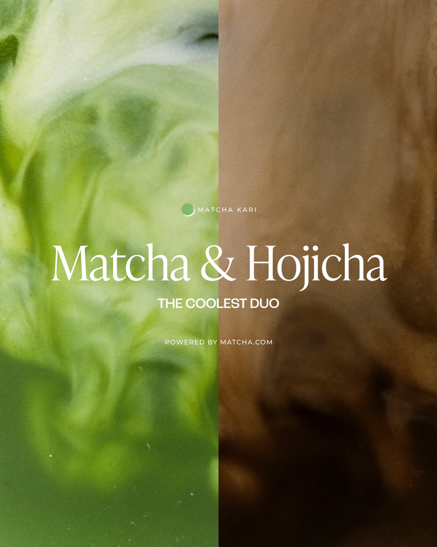 Matcha.com Facebook ad: Some days call for clarity, others for calm.
