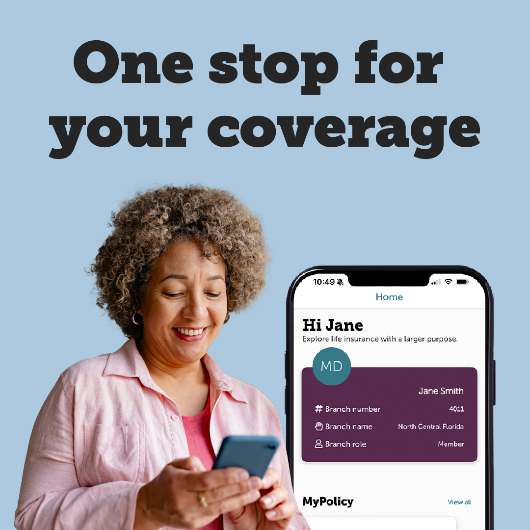 Foresters Financial Facebook ad: My Foresters Mobile App | Foresters Financial | US