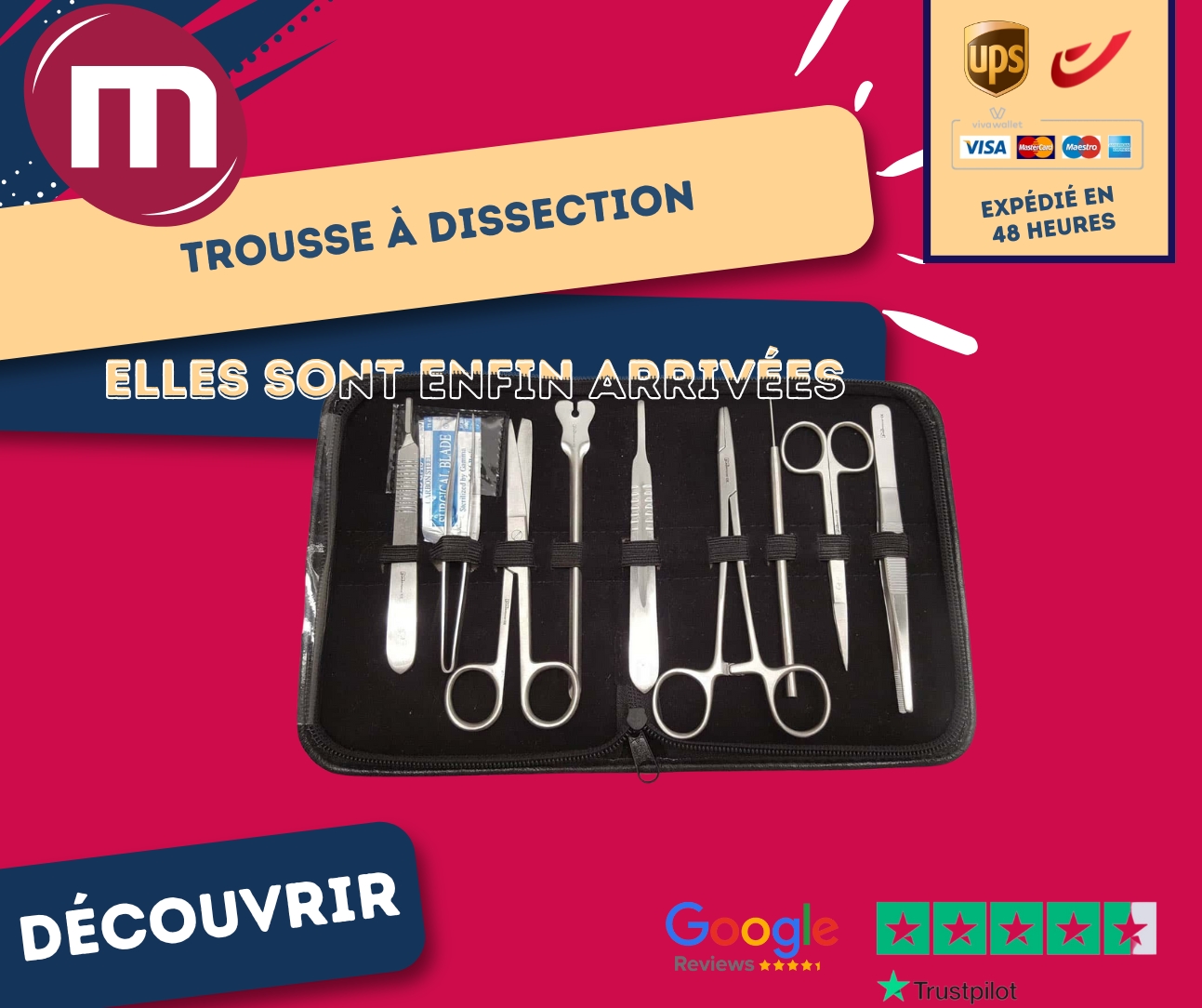 Médipost - Matériel Médical Facebook ad: Expédié demain
