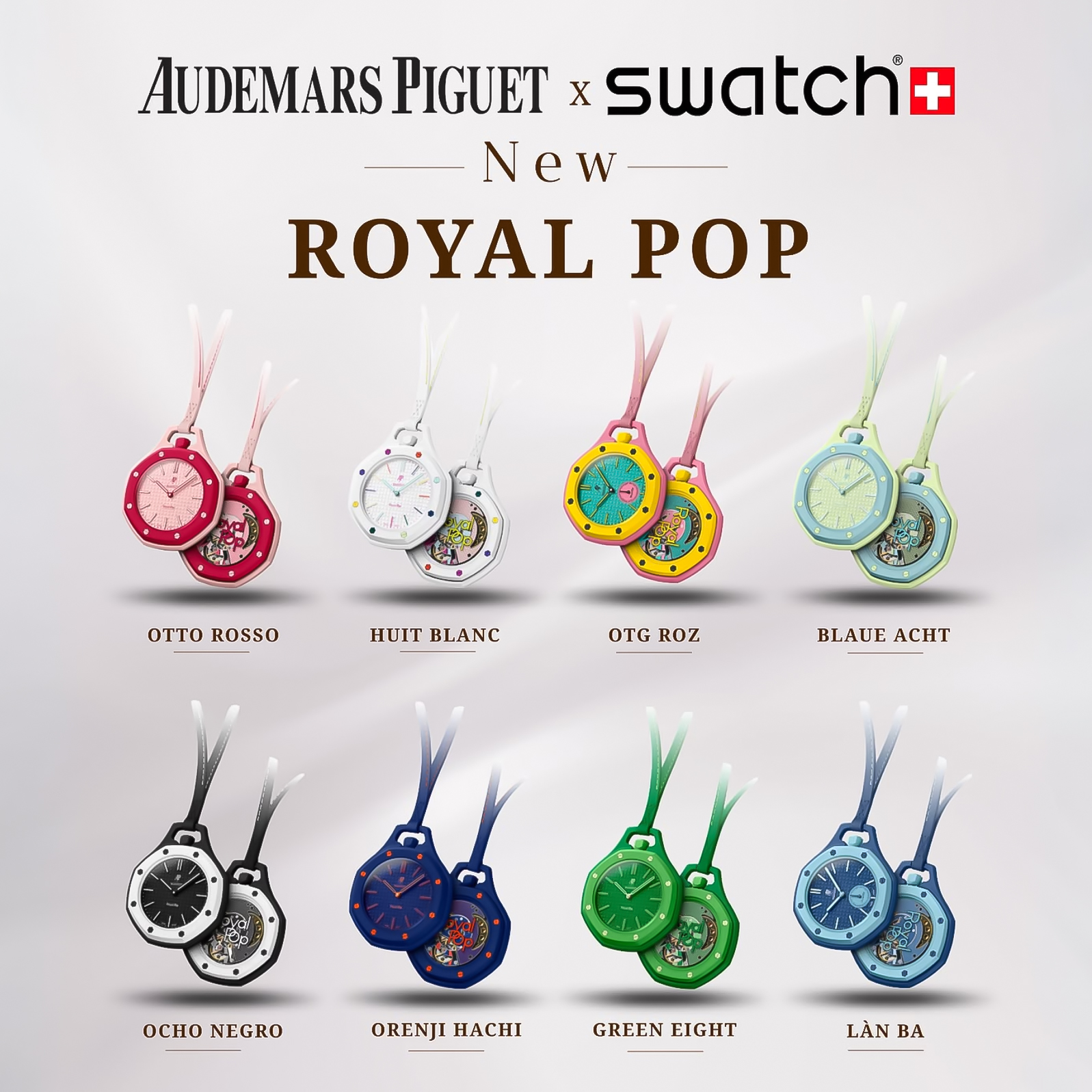 TimeVilla Facebook ad: Bộ sưu tập Swatch x AP Royal Pop…