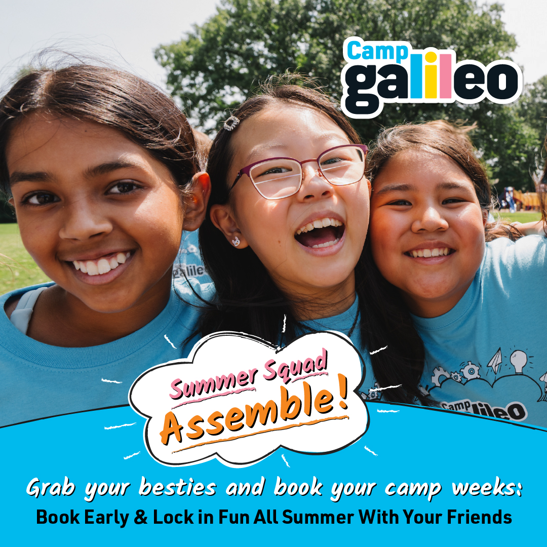 Galileo Camps Facebook ad from Feb 12, 2026