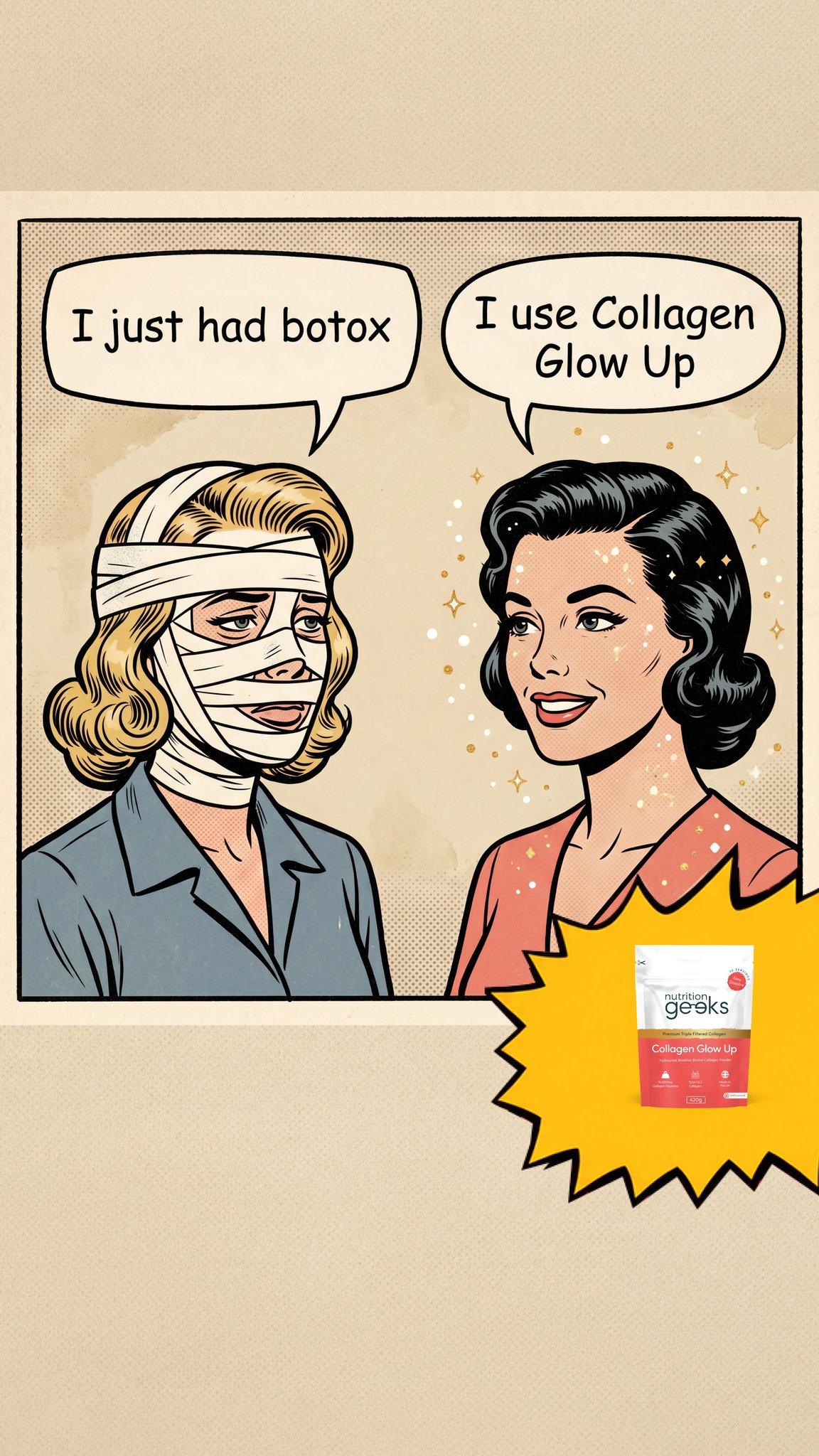 Radiant Over 40 Facebook ad