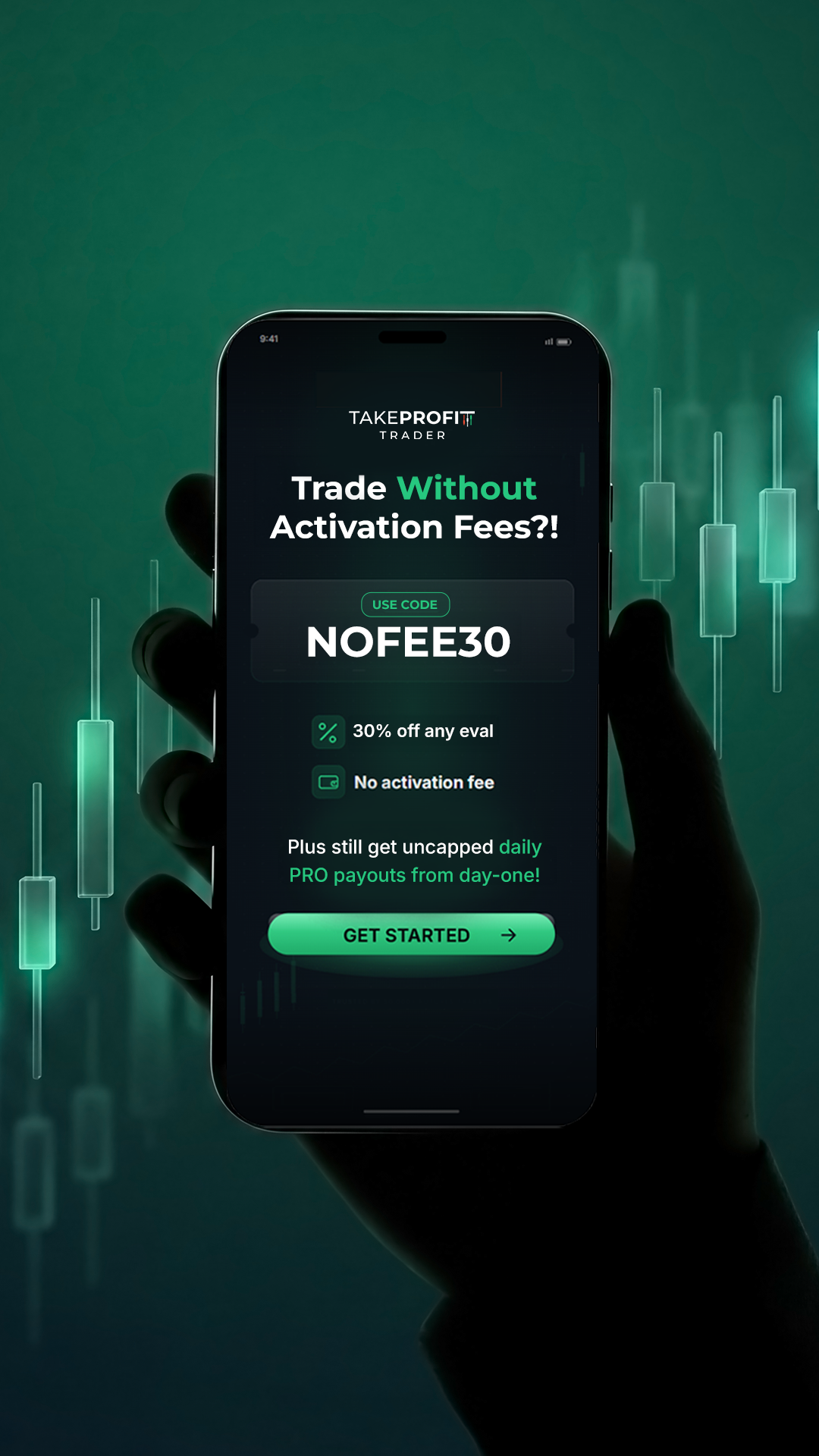 Take Profit Trader Facebook ad