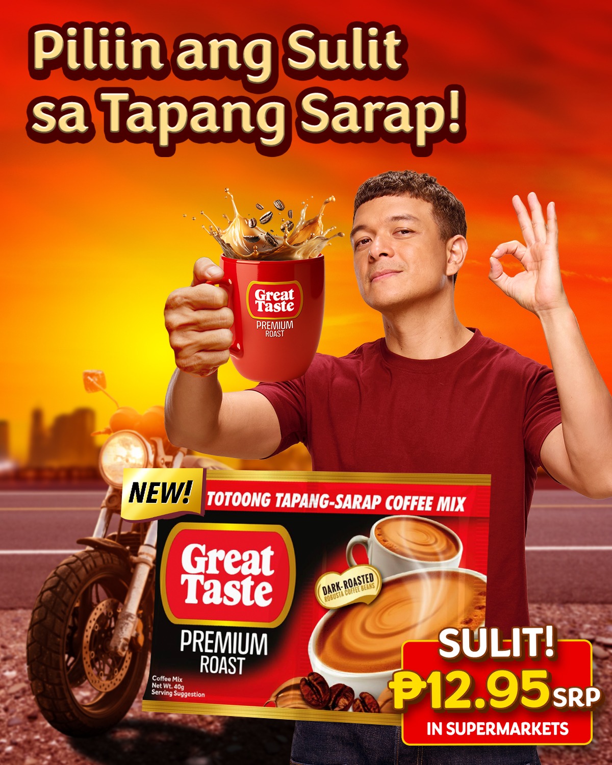 Great Taste Coffee Facebook ad