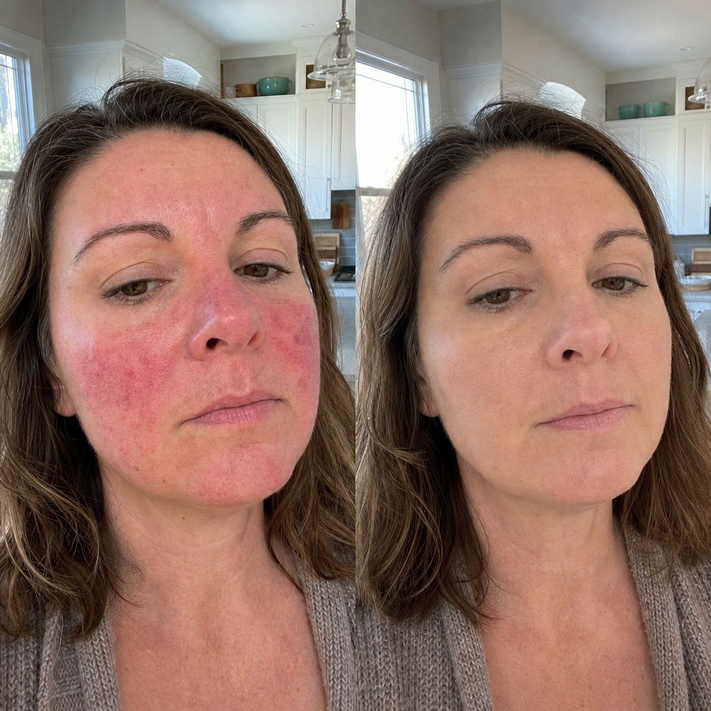 Rosacea Reset Facebook ad: Rosacea Isn't Skin Deep