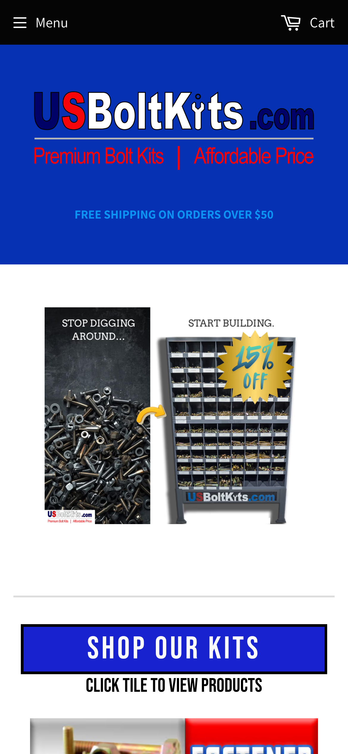 USBoltKits.com Facebook ad