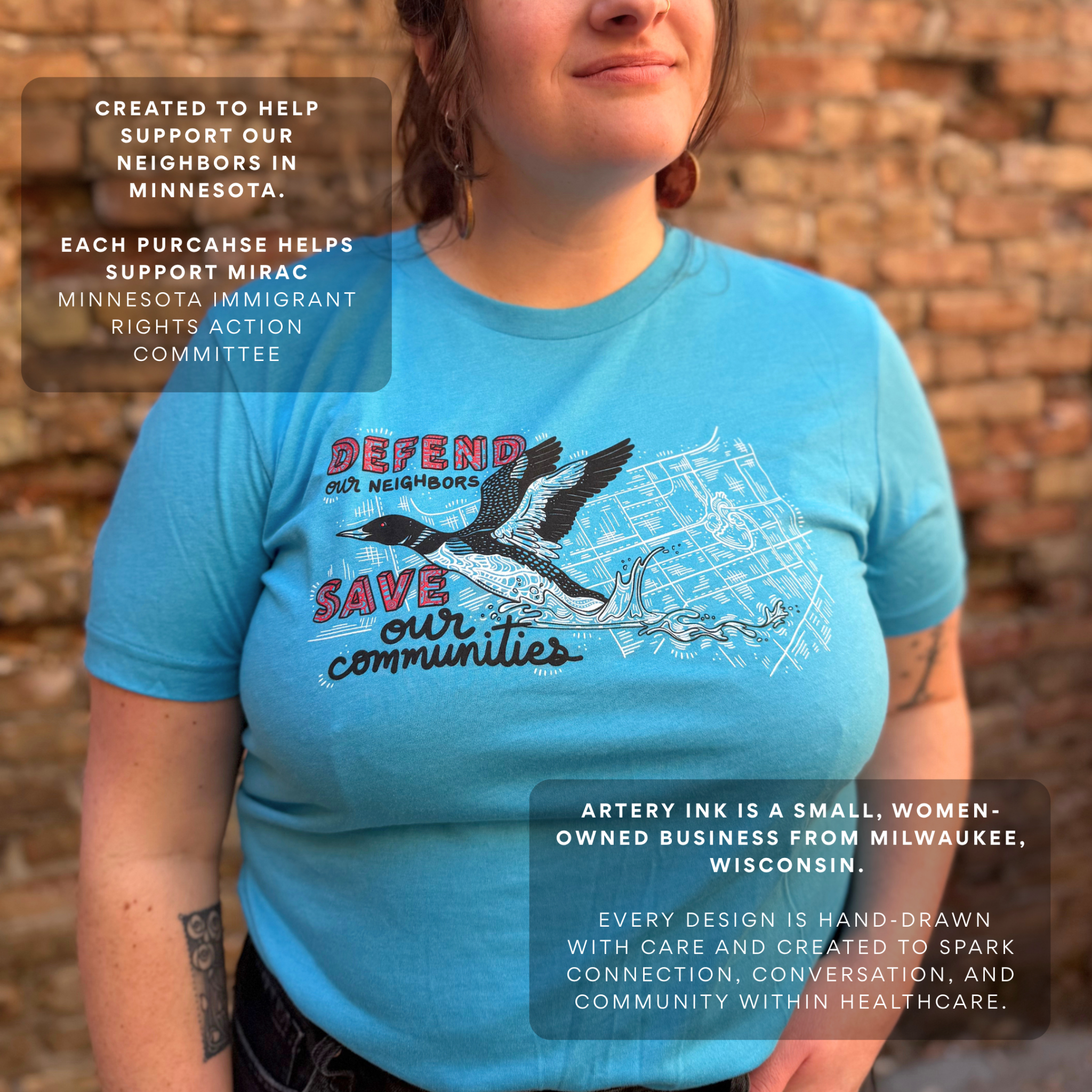 Artery Ink Facebook ad: As Minnesota neighbors, as humans, and as a…