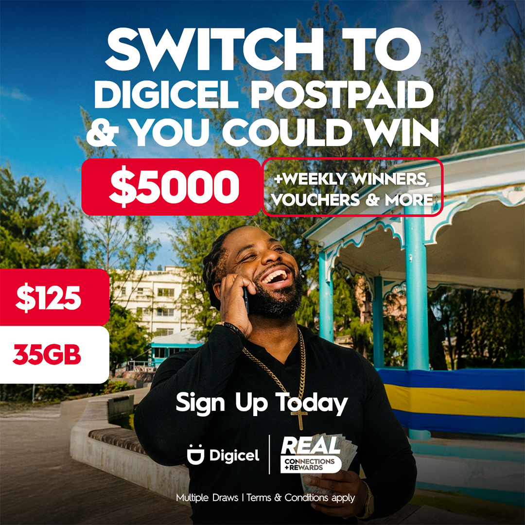 Digicel Facebook ad: Switch for a chance to Win