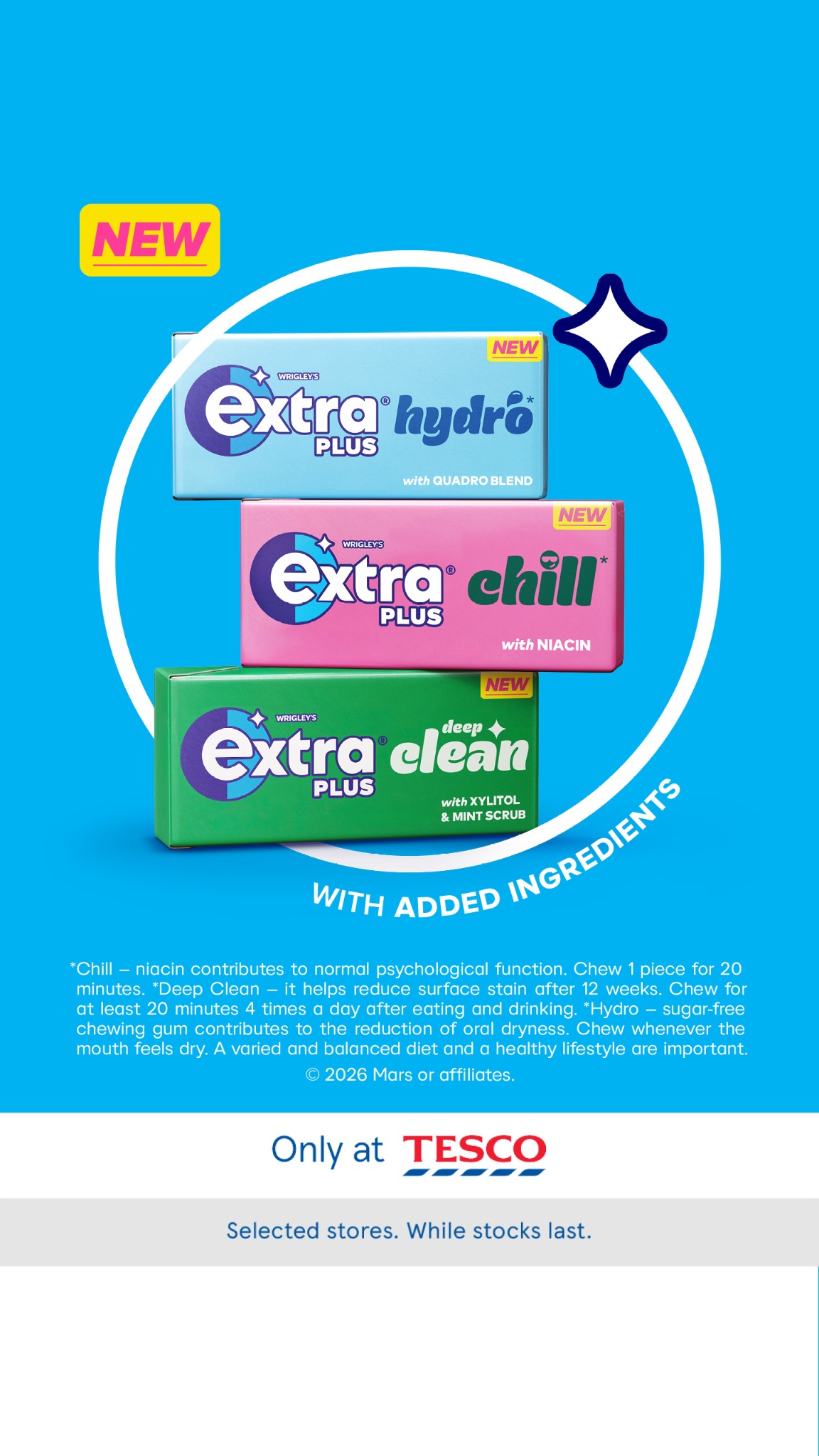 Wrigley's Extra Facebook ad from Feb 25, 2026