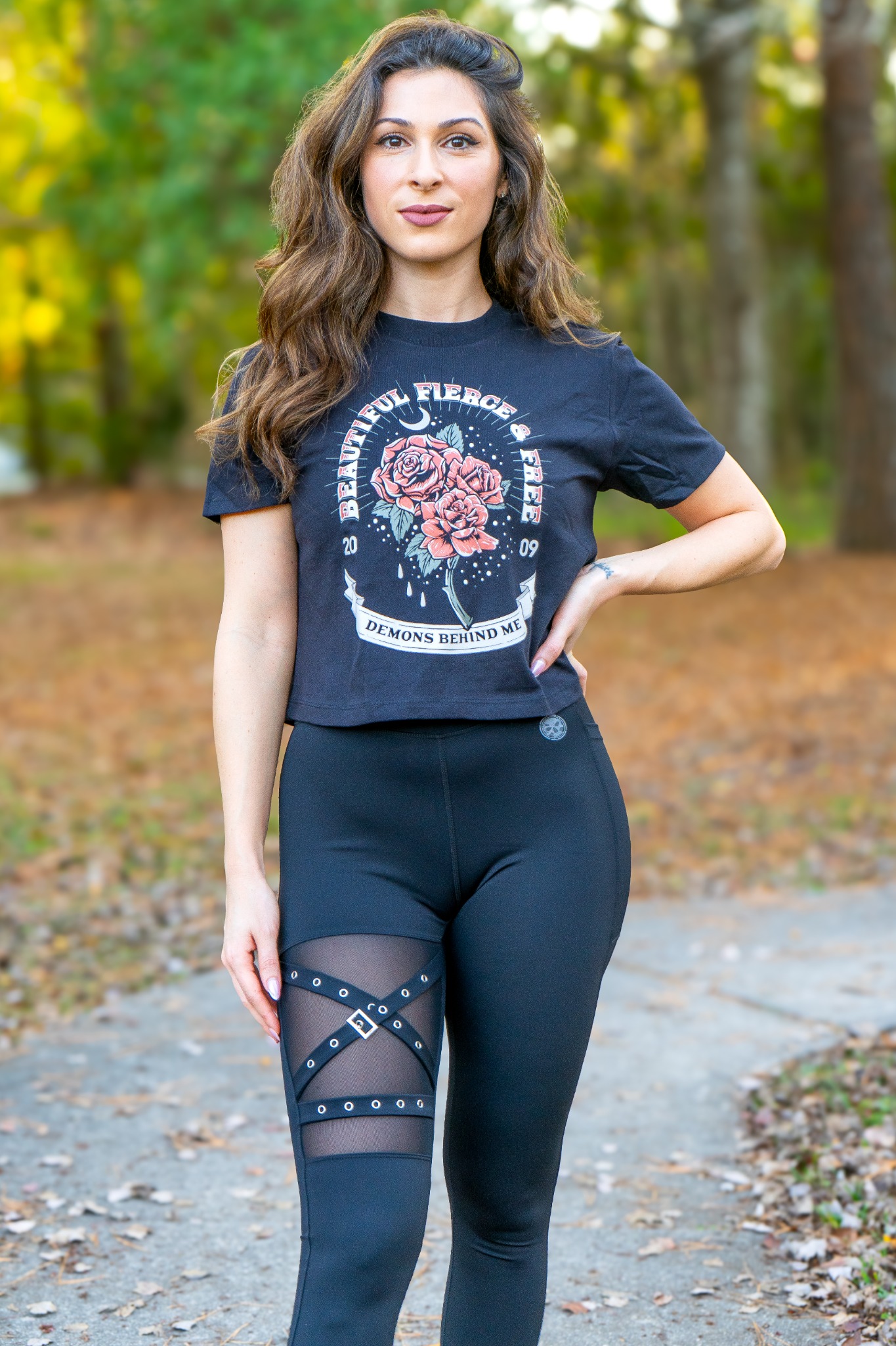 Demons Behind Me Inspirational Clothing & Apparel Facebook ad