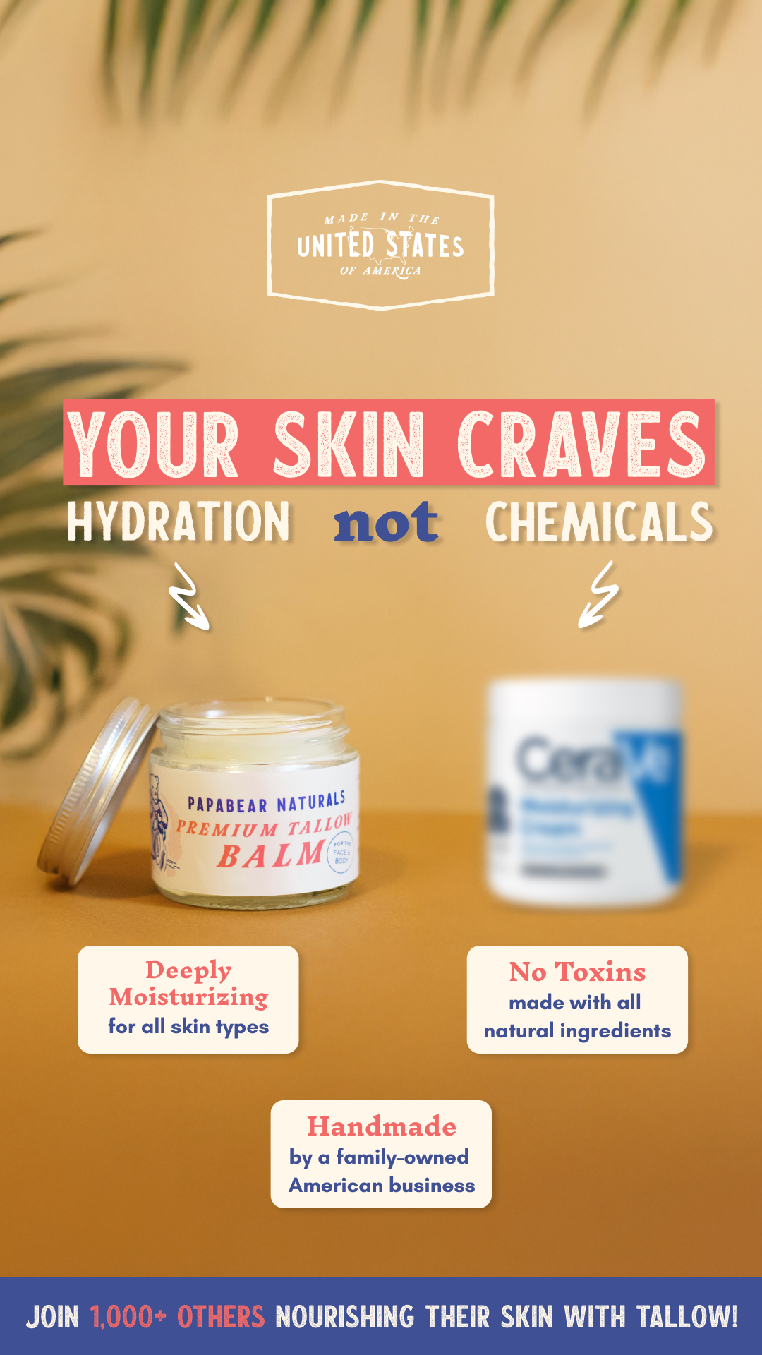 Papabear Naturals Facebook ad