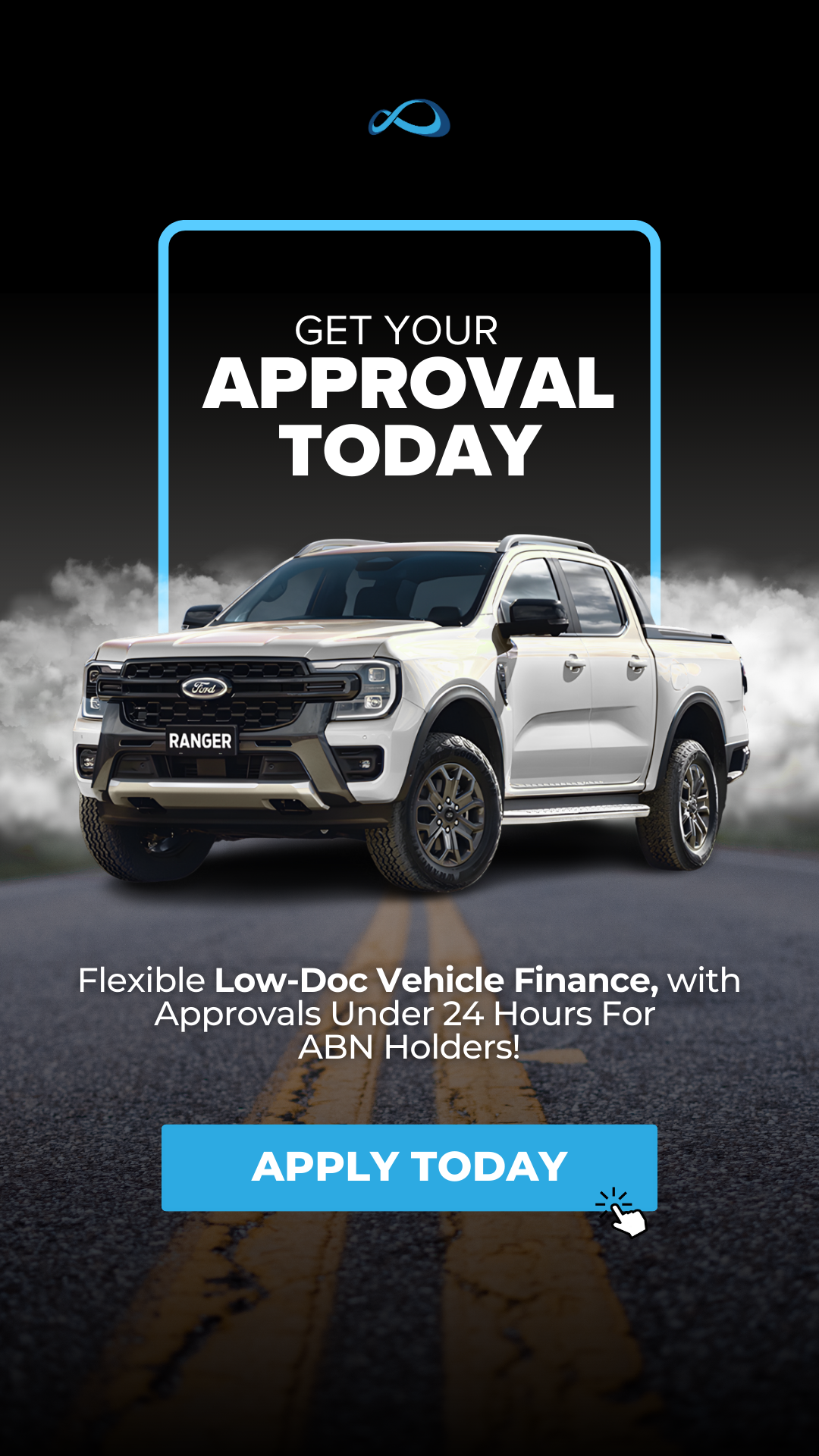 Fininity Asset Finance Facebook ad from Feb 9, 2026