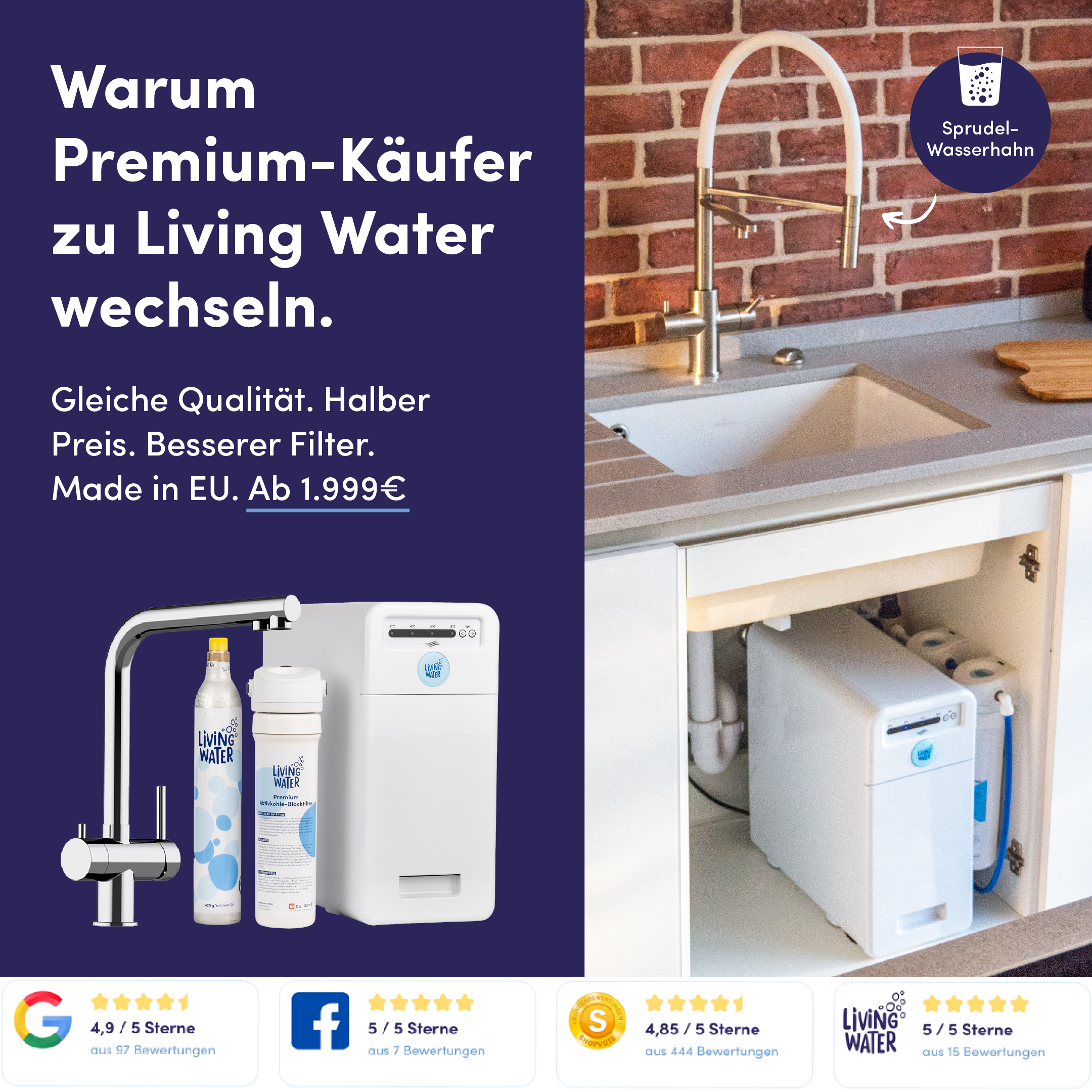 Living Water Facebook ad
