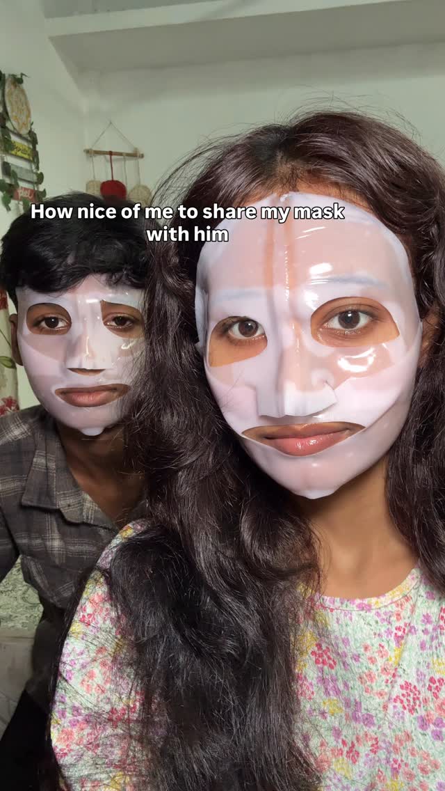Marimorbeli Facebook ad: My little bro wanted to join my skincare…