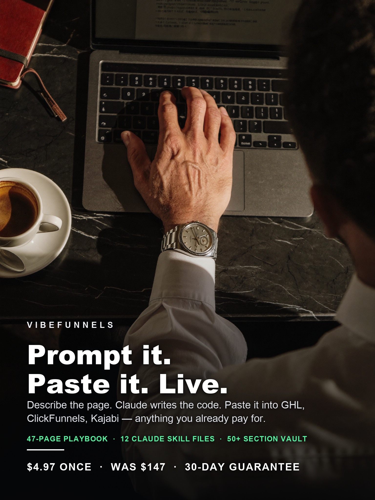 VibeFunnels Facebook ad