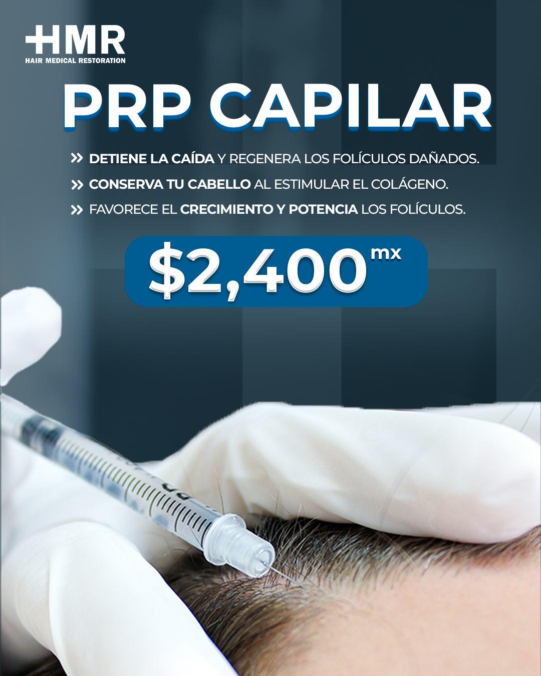 Hair Medical Restoration Facebook ad from Nov 26, 2025
