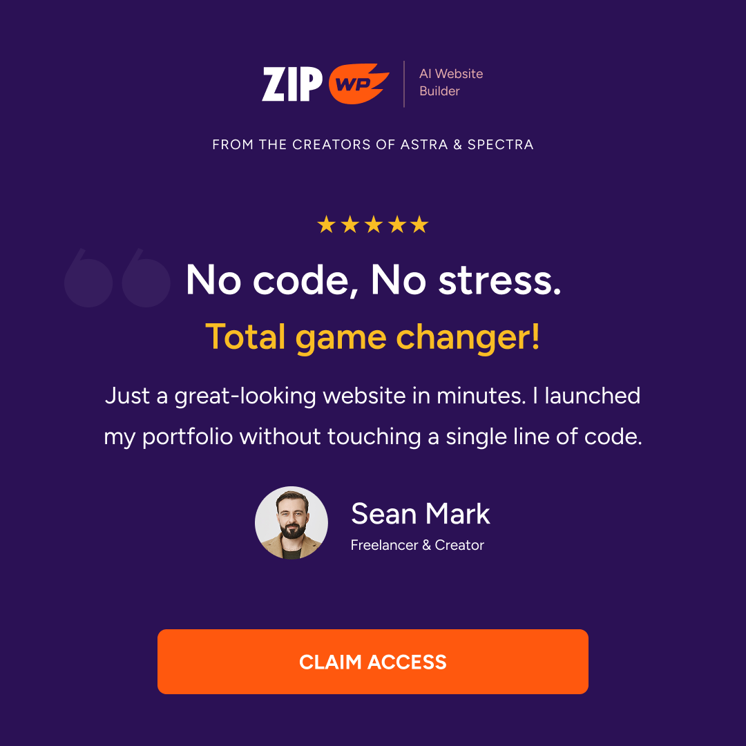 Zip WP Facebook ad
