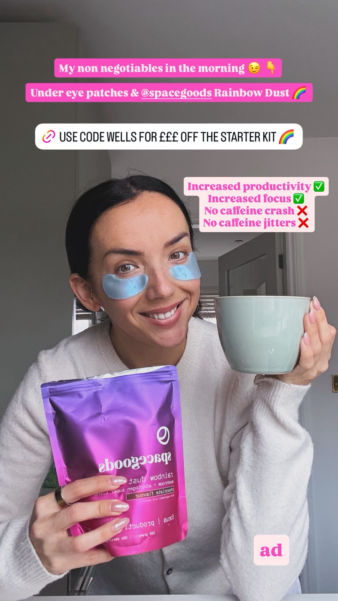 Eilidh Wells Facebook ad