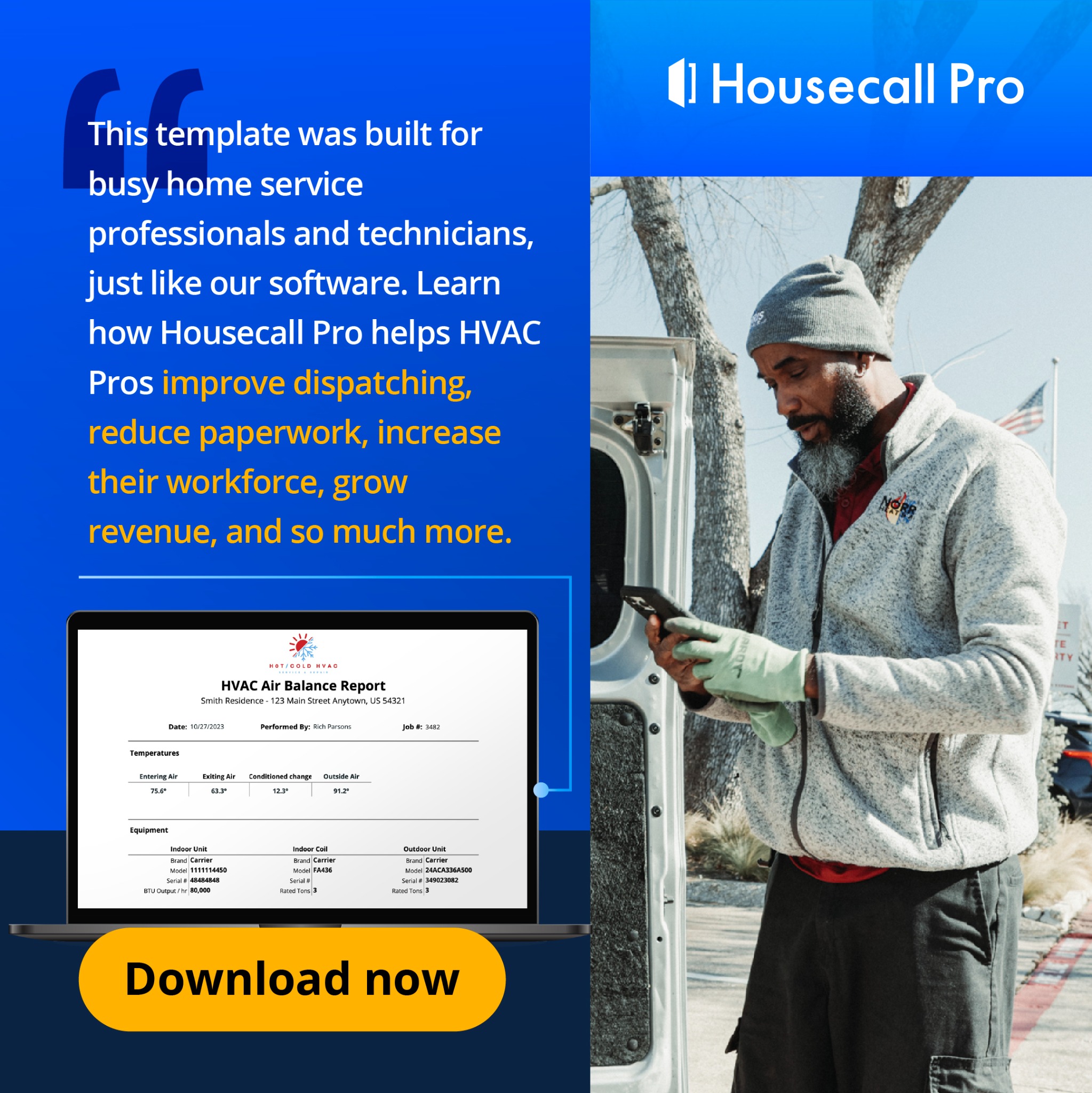 Housecall Pro Facebook ad
