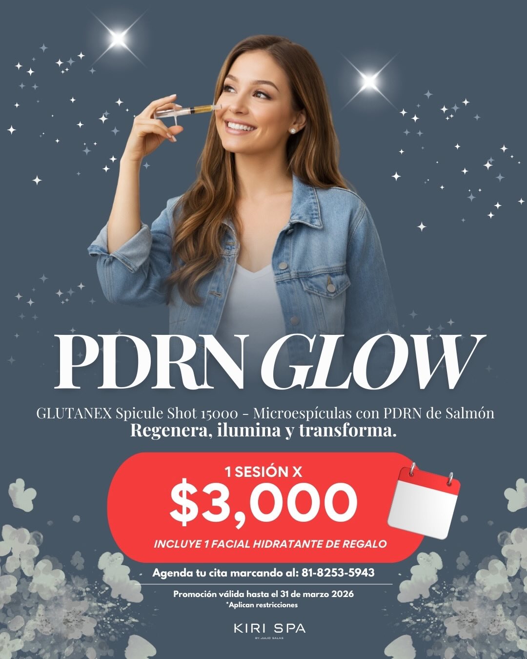 Dr. Julio Salas Dermatólogo Facebook ad: ¡YA LLEGARON LAS PROMOCIONES DE MARZO!