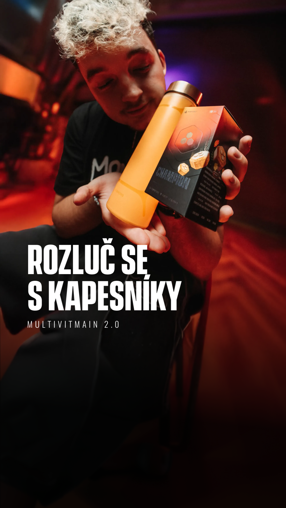 MADMONQ Facebook ad: Rozluč se s rýmou a kapesníky