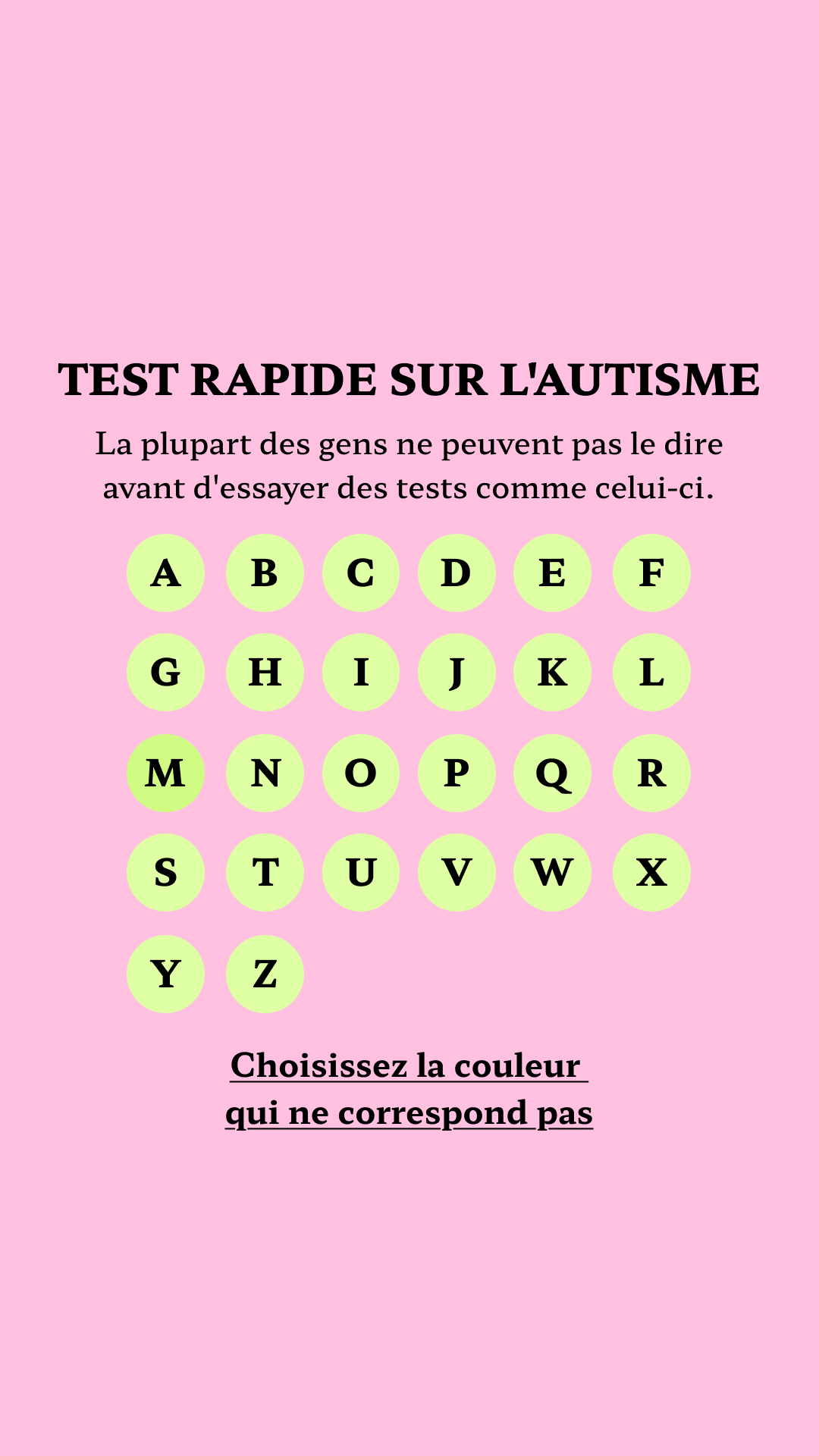 International IQ test Facebook ad