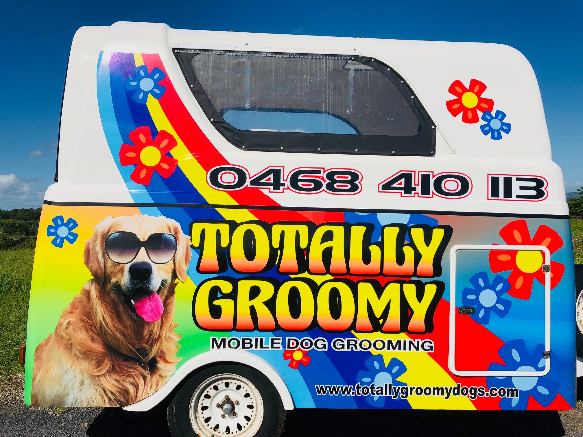 Totally Groomy Dog Grooming Facebook ad from Apr 7, 2026