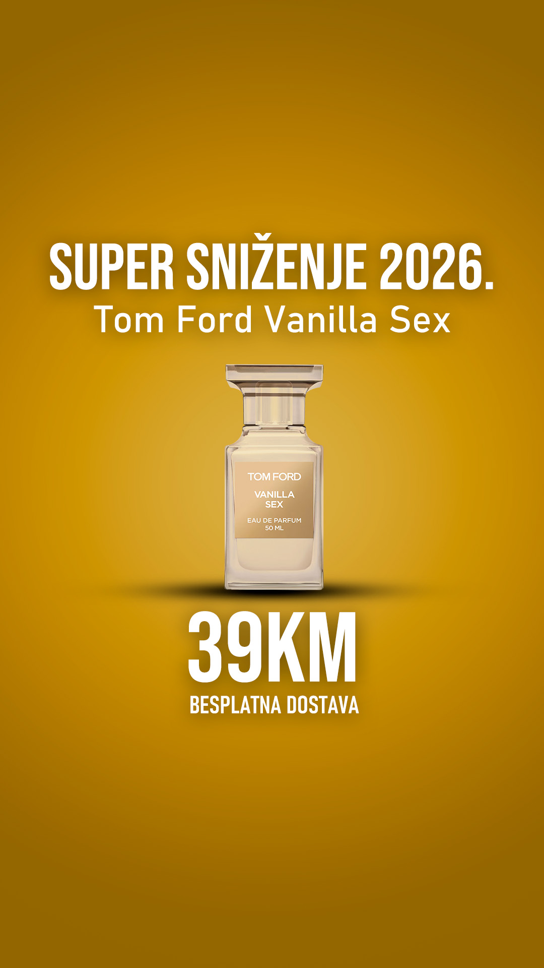 Aroma Parfemi BiH Facebook ad: Vanilla Sex, luksuz koji miriše zavodljivo