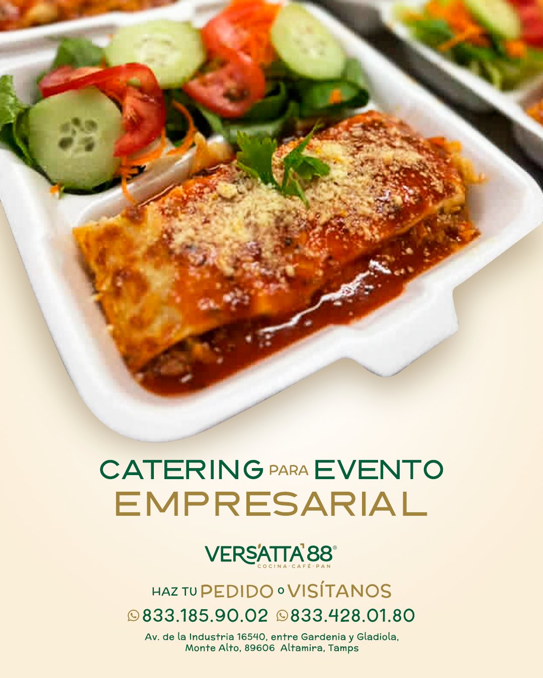 Versatta 88 Restaurante, Cafetería,  Panadería Facebook ad