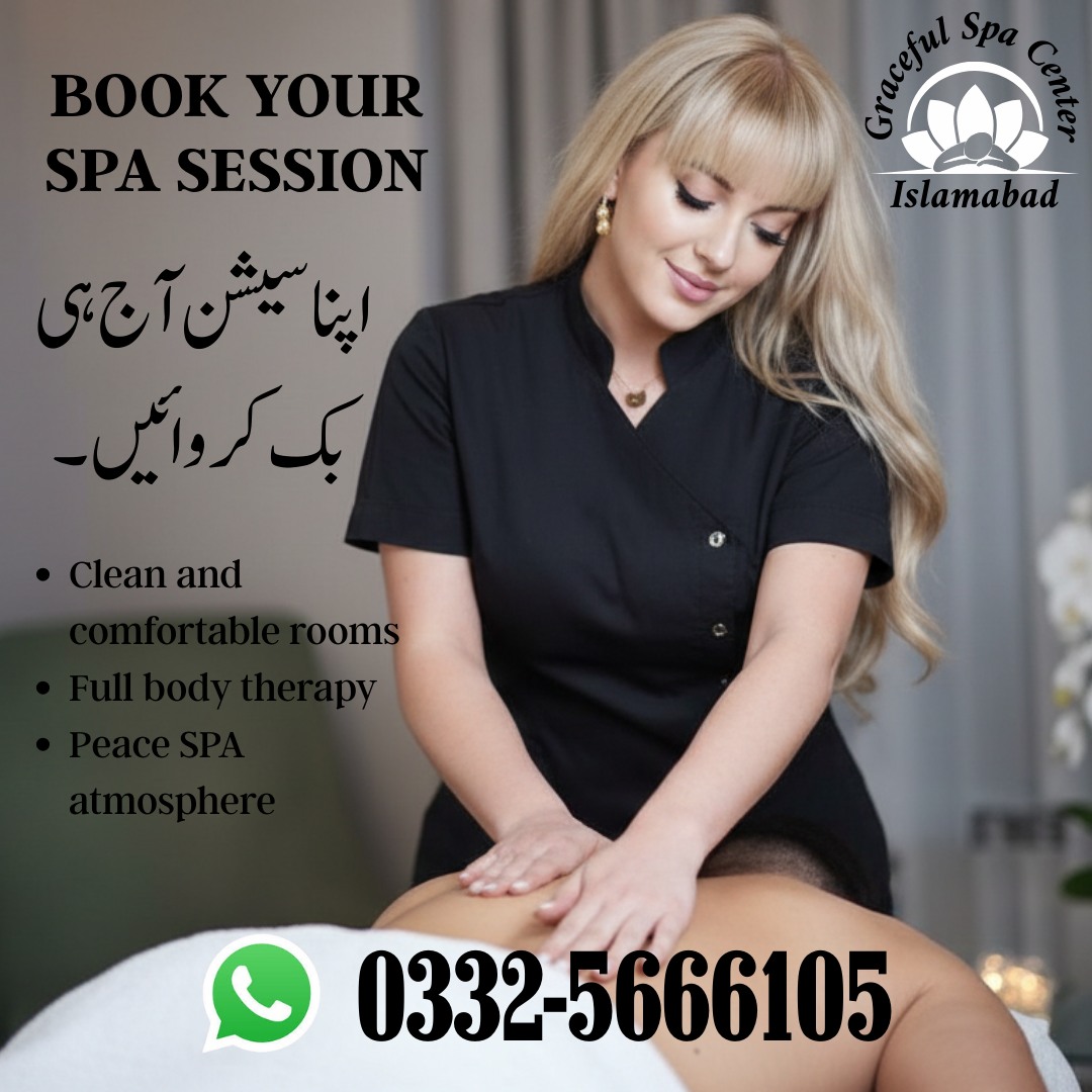 Graceful Spa Center Islamabad Facebook ad: Take a moment for yourself and embrace wellness