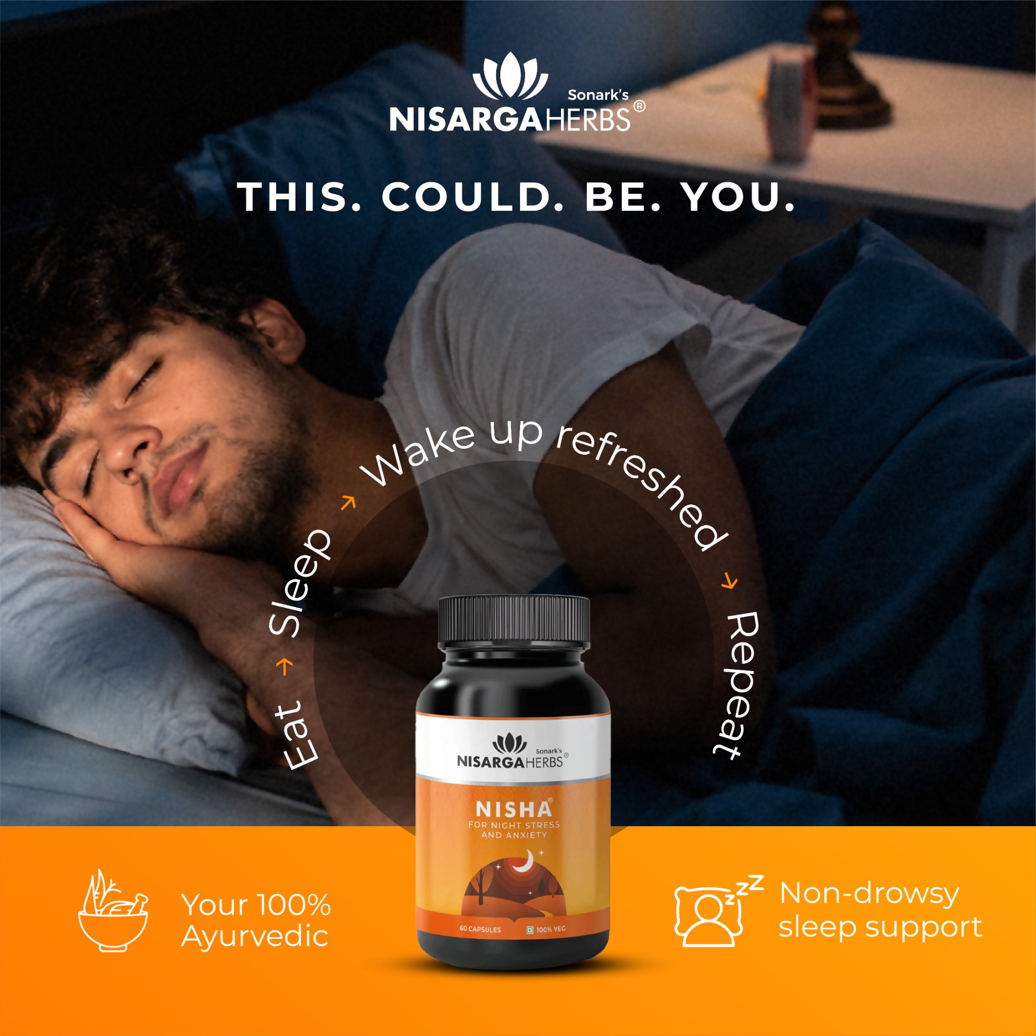 Nisarga Herbs Facebook ad