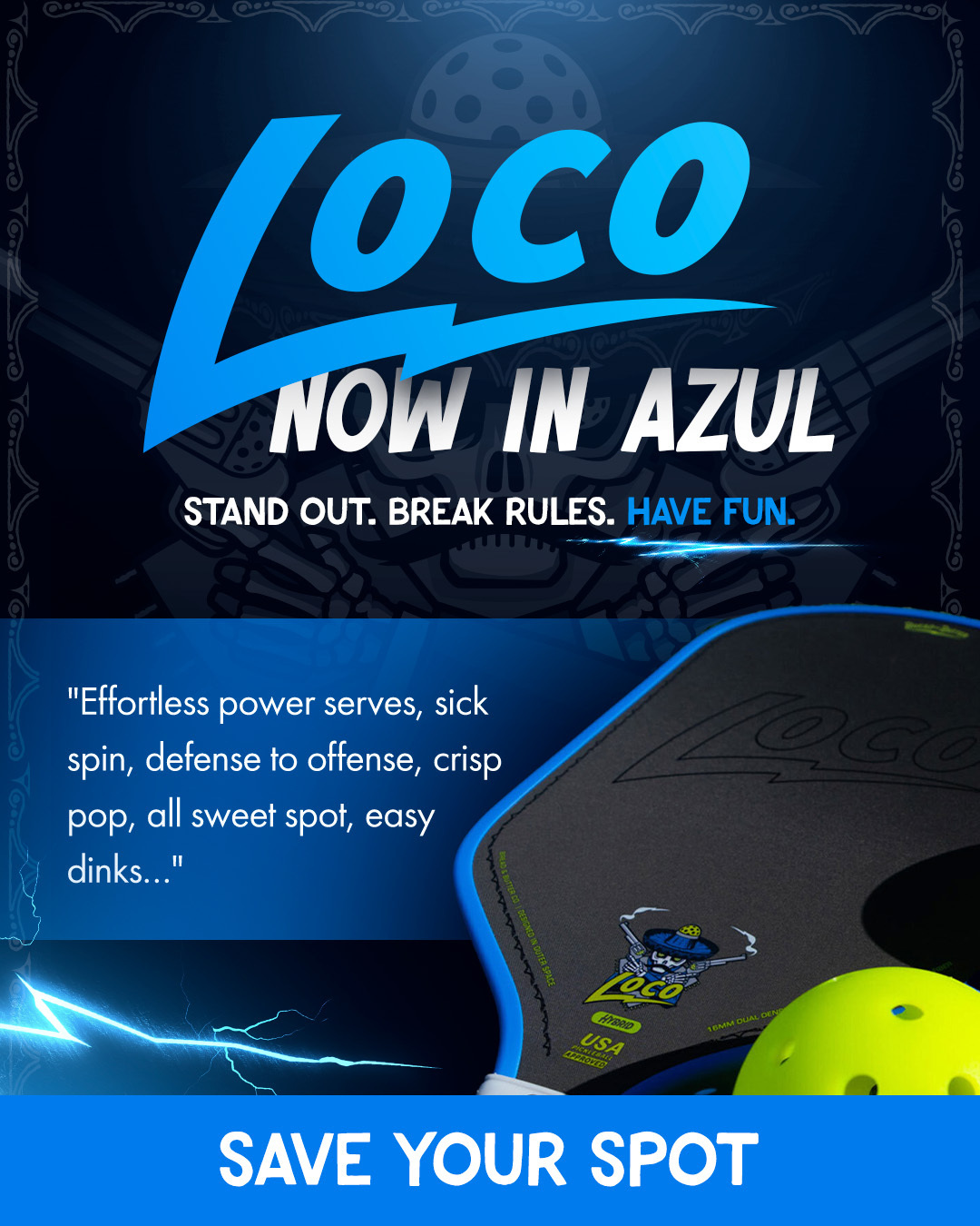 Bread and Butter Pickleball Facebook ad