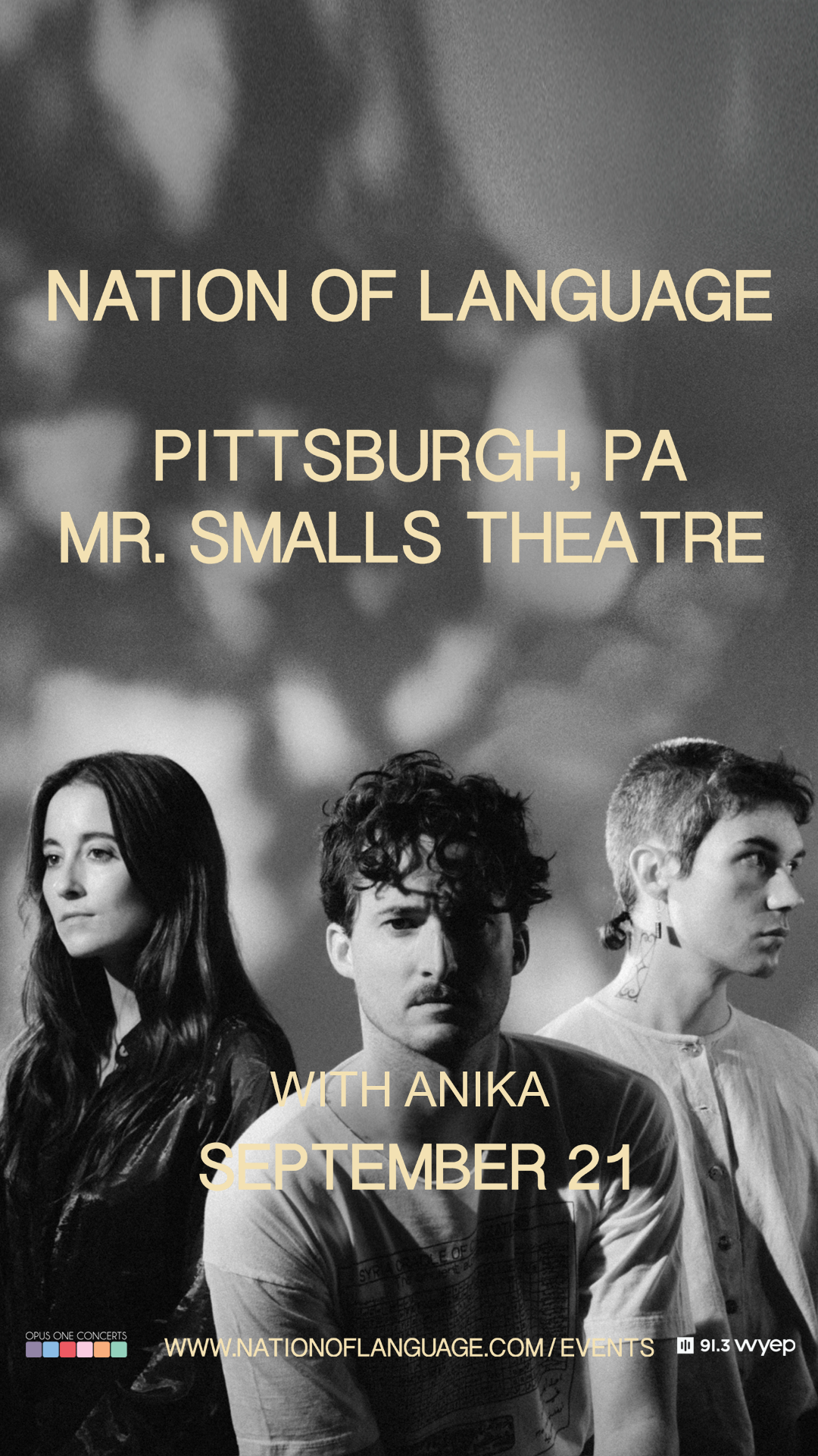 Nation of Language Facebook ad: 09/21 | Nation of Language | Mr. Smalls Theatre