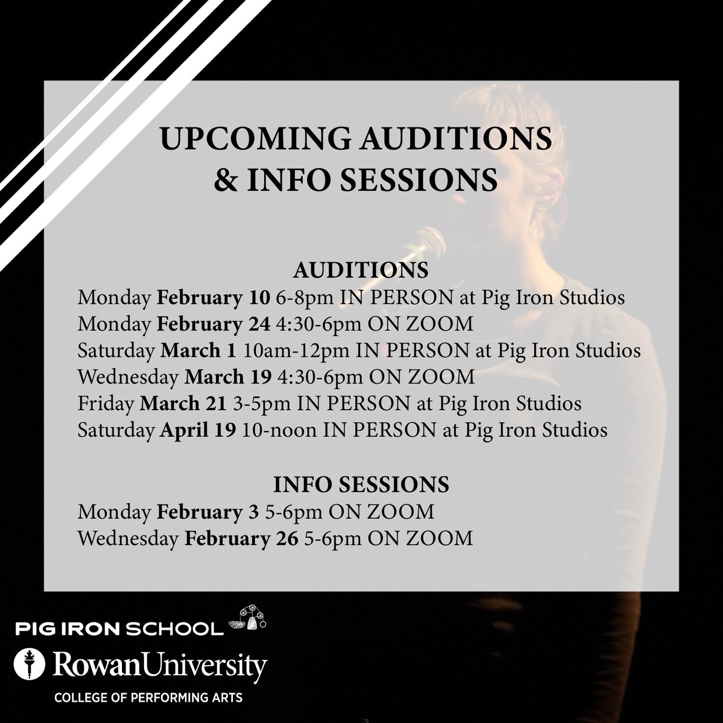Pig Iron School Facebook ad: Are you a performance creator who delights in…