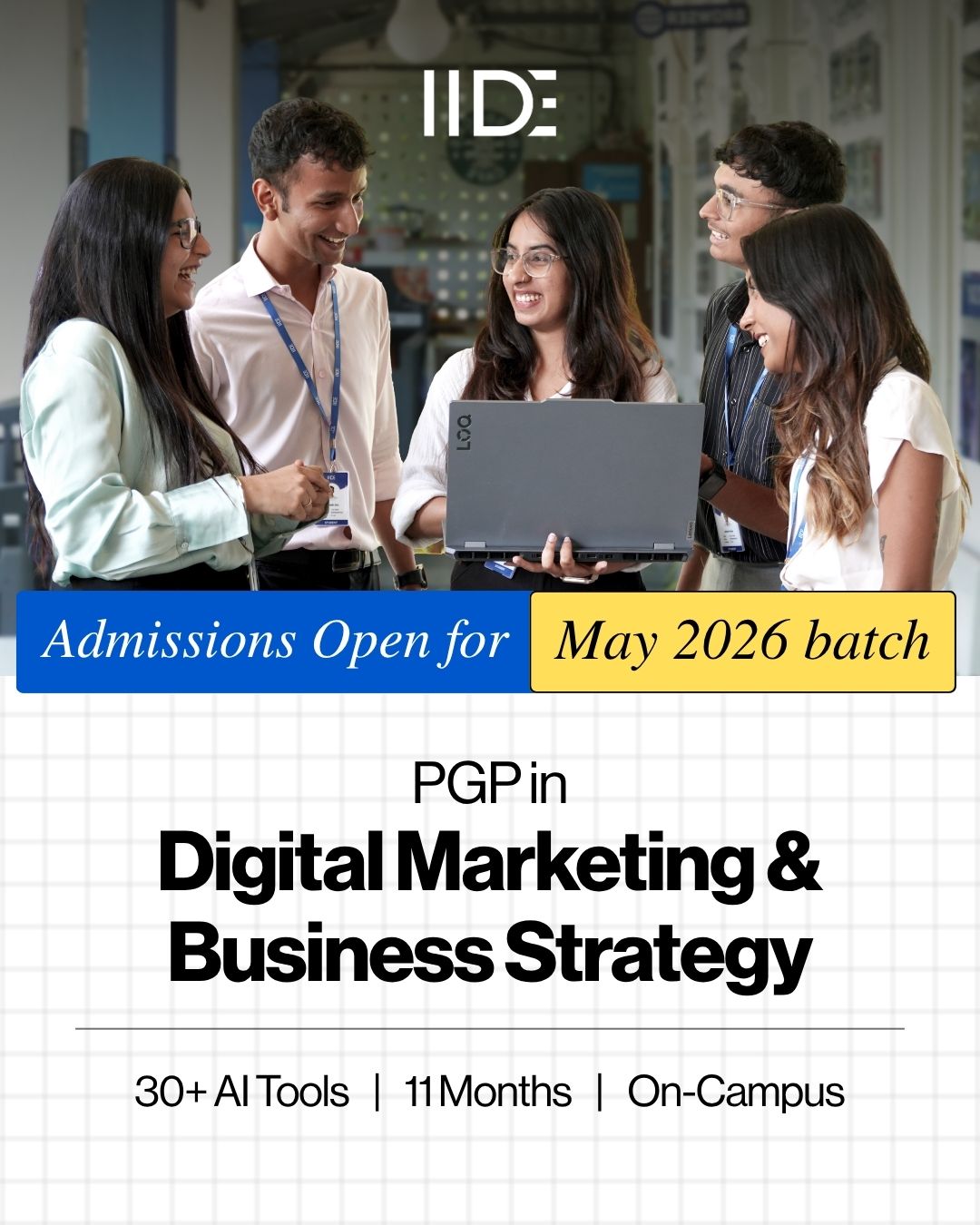 IIDE - The Digital School Facebook ad from Apr 14, 2026