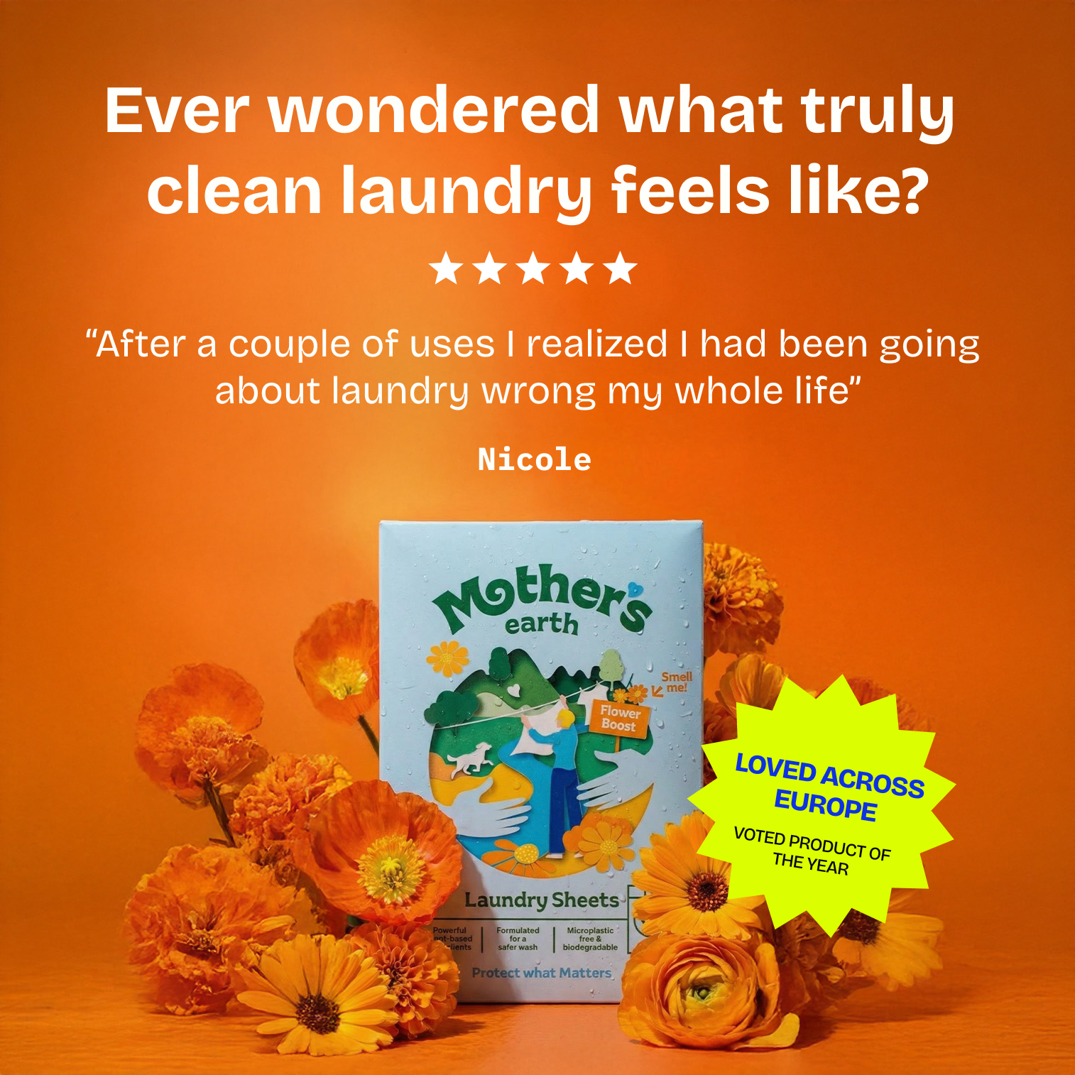 Mothers Earth Facebook ad
