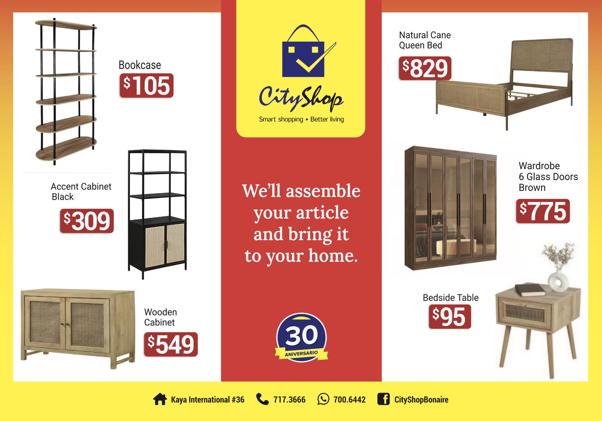 City Shop Bonaire Facebook ad