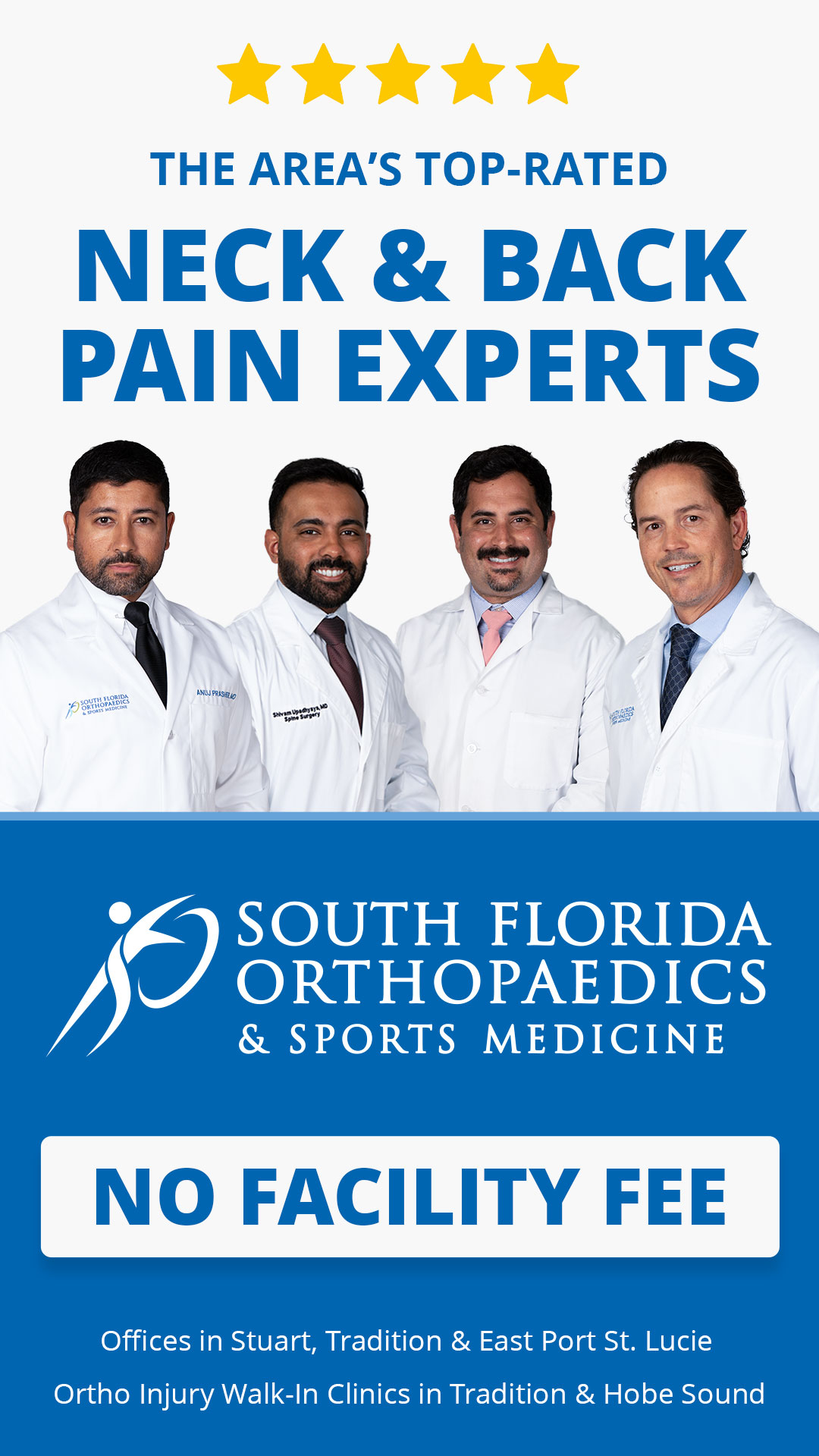 South Florida Orthopaedics & Sports Medicine Facebook ad