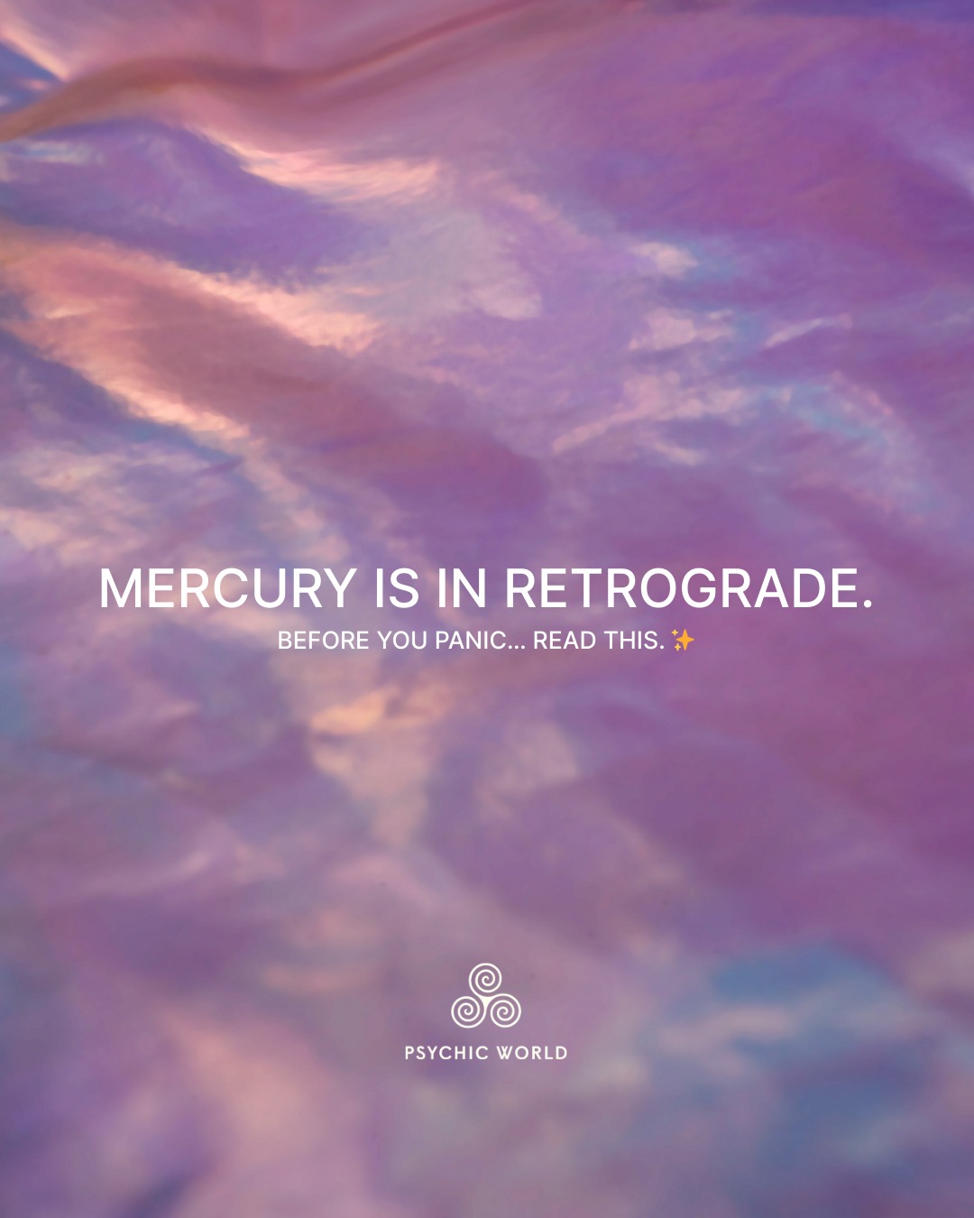 PsychicWorld Facebook ad: Mercury is in retrograde, and no, it’s not…