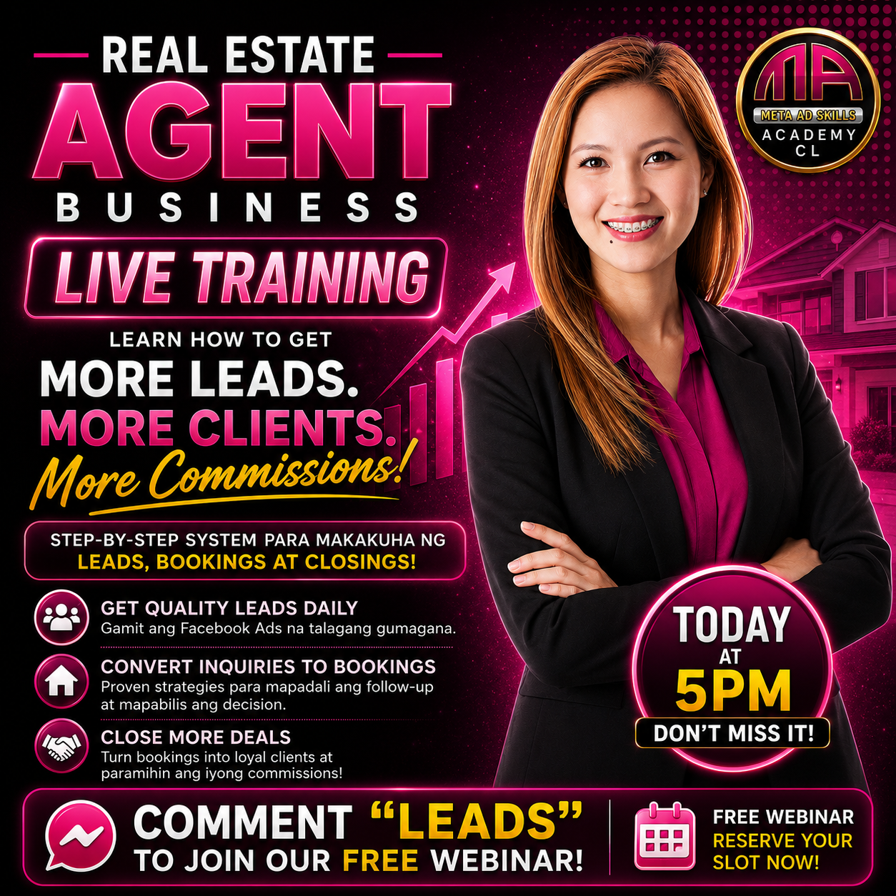 Meta Ad Skills Academy PH: CL Facebook ad: Get More Property Leads Using the RIGHT Strategy!