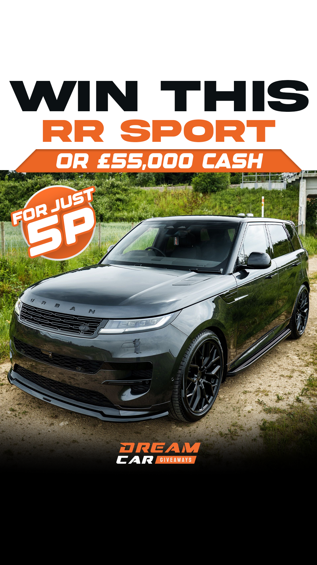 Dream Car Giveaways Facebook ad