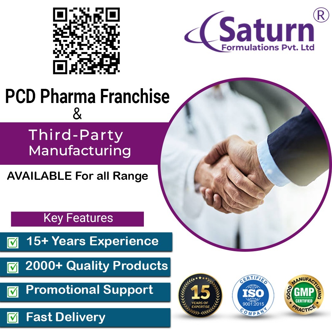 Saturn Formulations Facebook ad: Let's join hands together with our PCD Pharma Franchise…