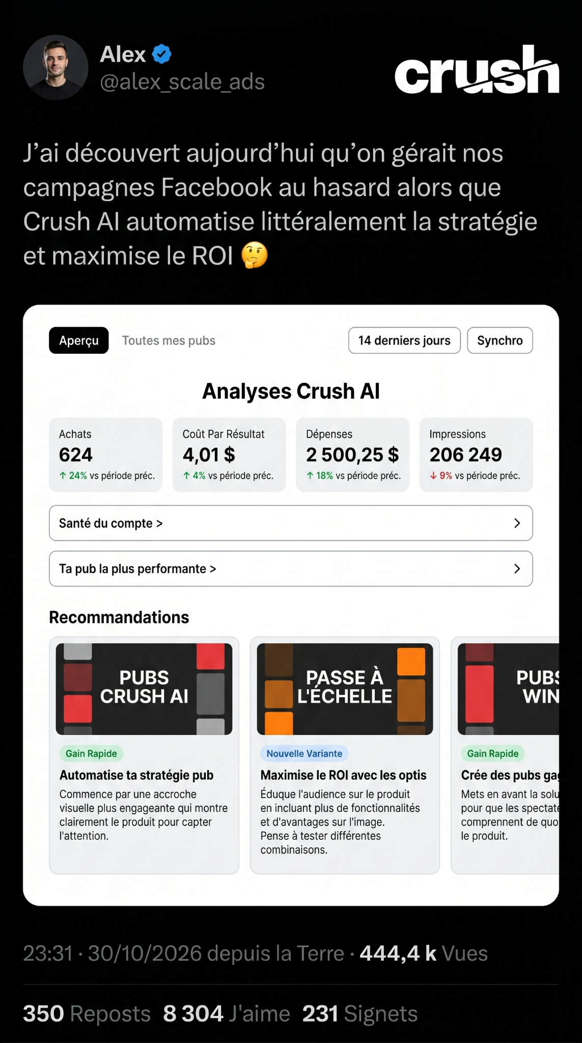 trycrush.ai Facebook ad