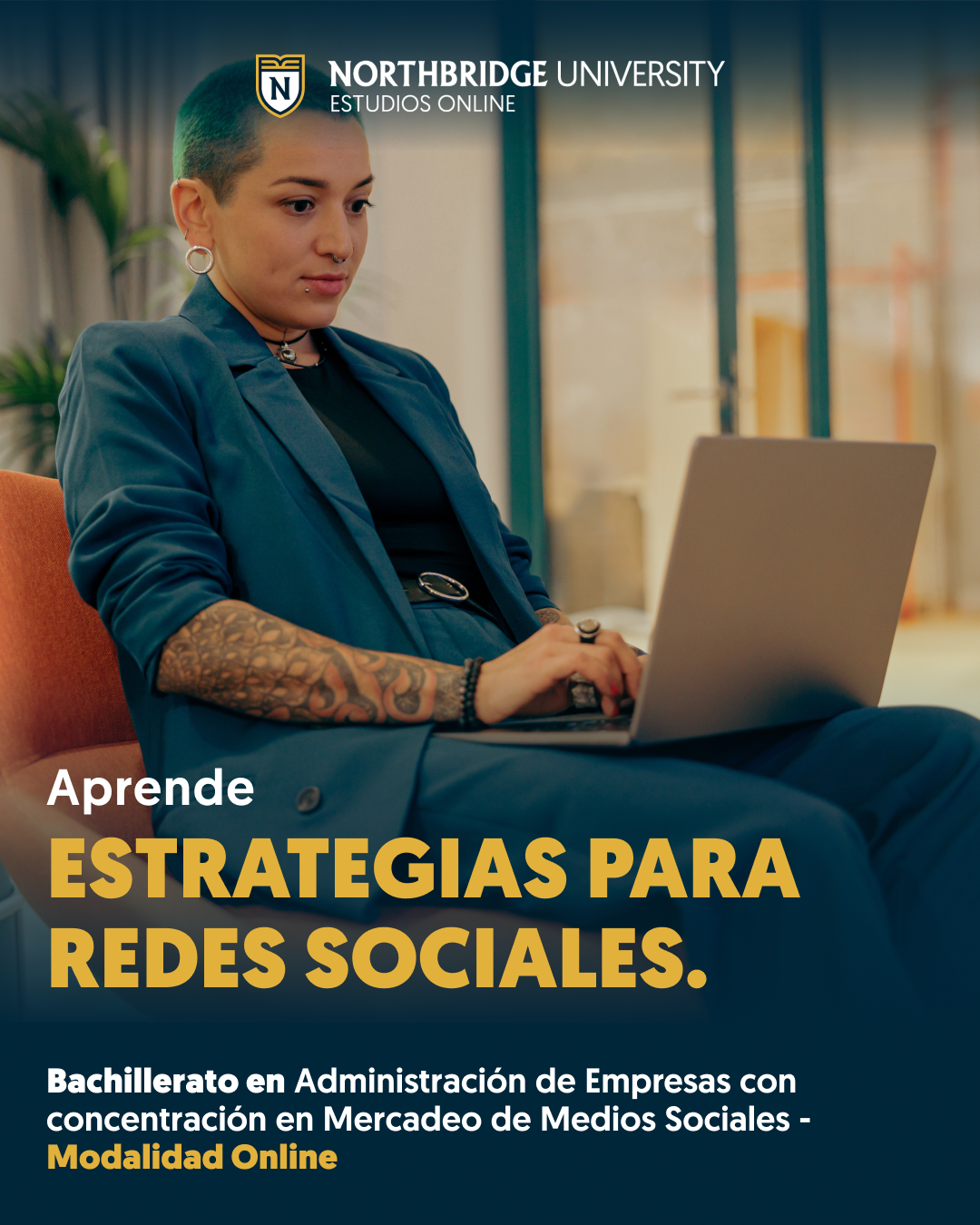 Northbridge University - Español Facebook ad: Matricúlate en Northbridge.